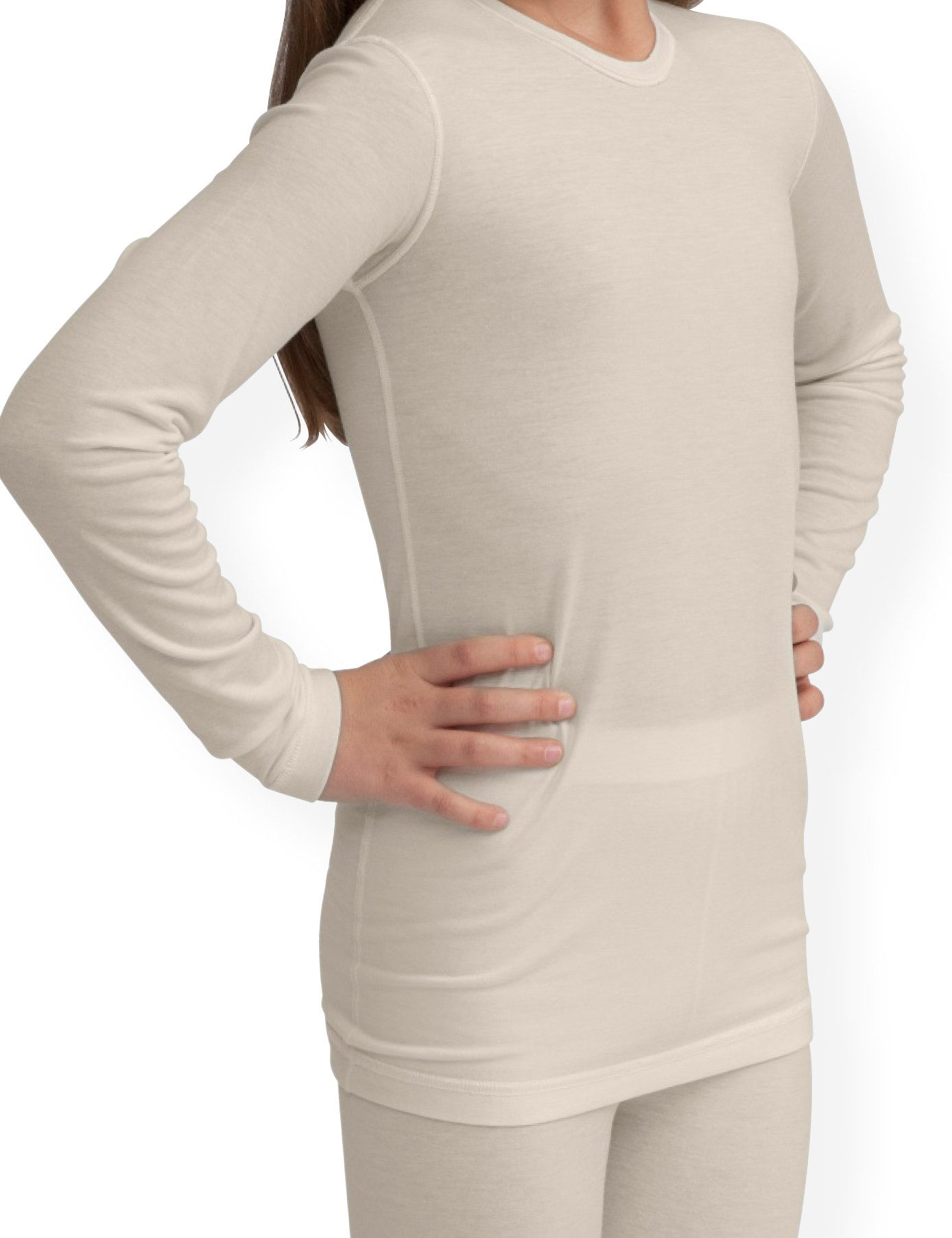 bene-vit Funktionsunterhemd Kinder-Shirt Basel langarm mit Smartcel™ sensitive Faser