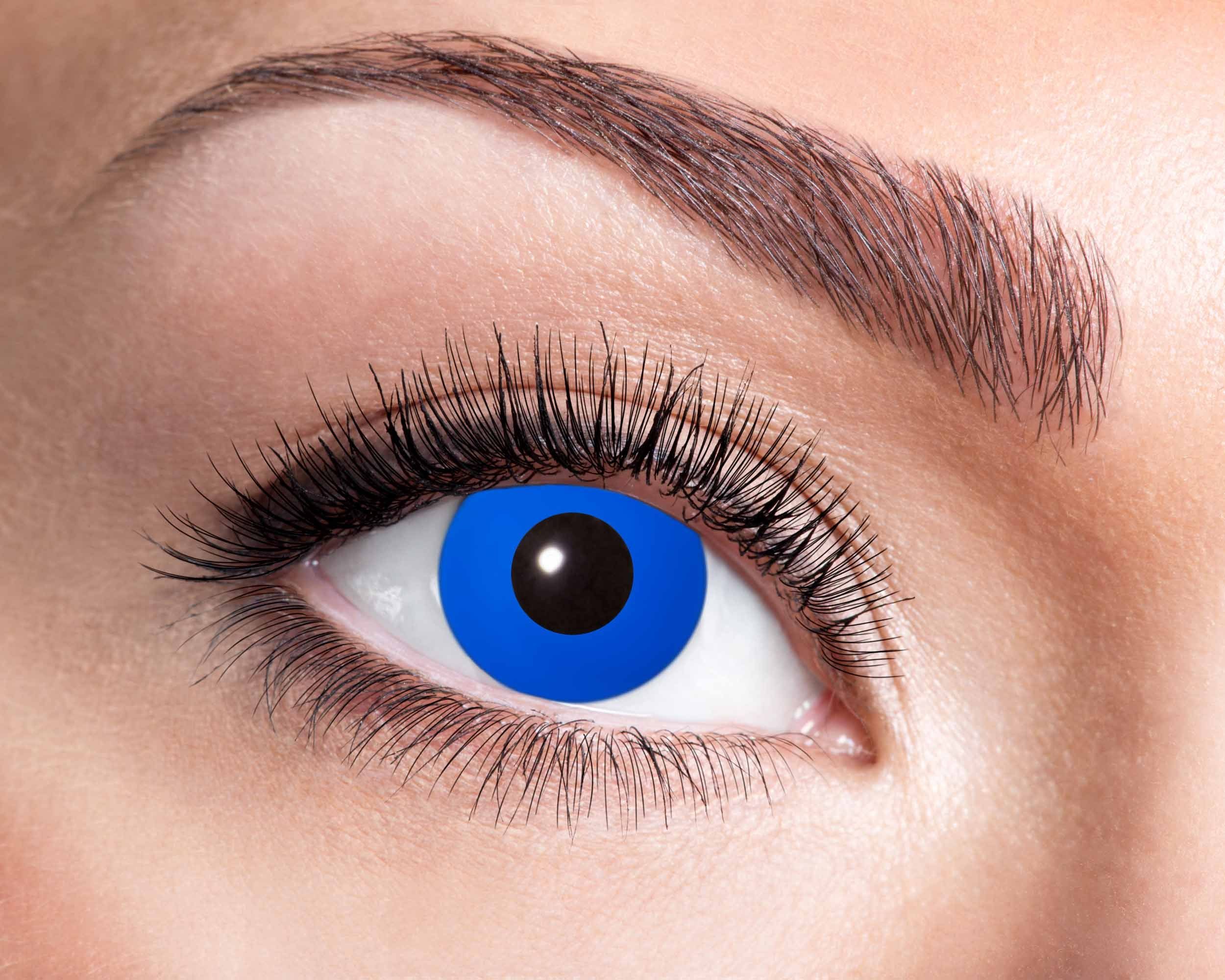 Eyecatcher Jahreslinsen »Farbige Blaue Elfe Kontaktlinsen. Blaue  Effektlinsen. Jahreslinsen.«, farbige Kontaktlinsen