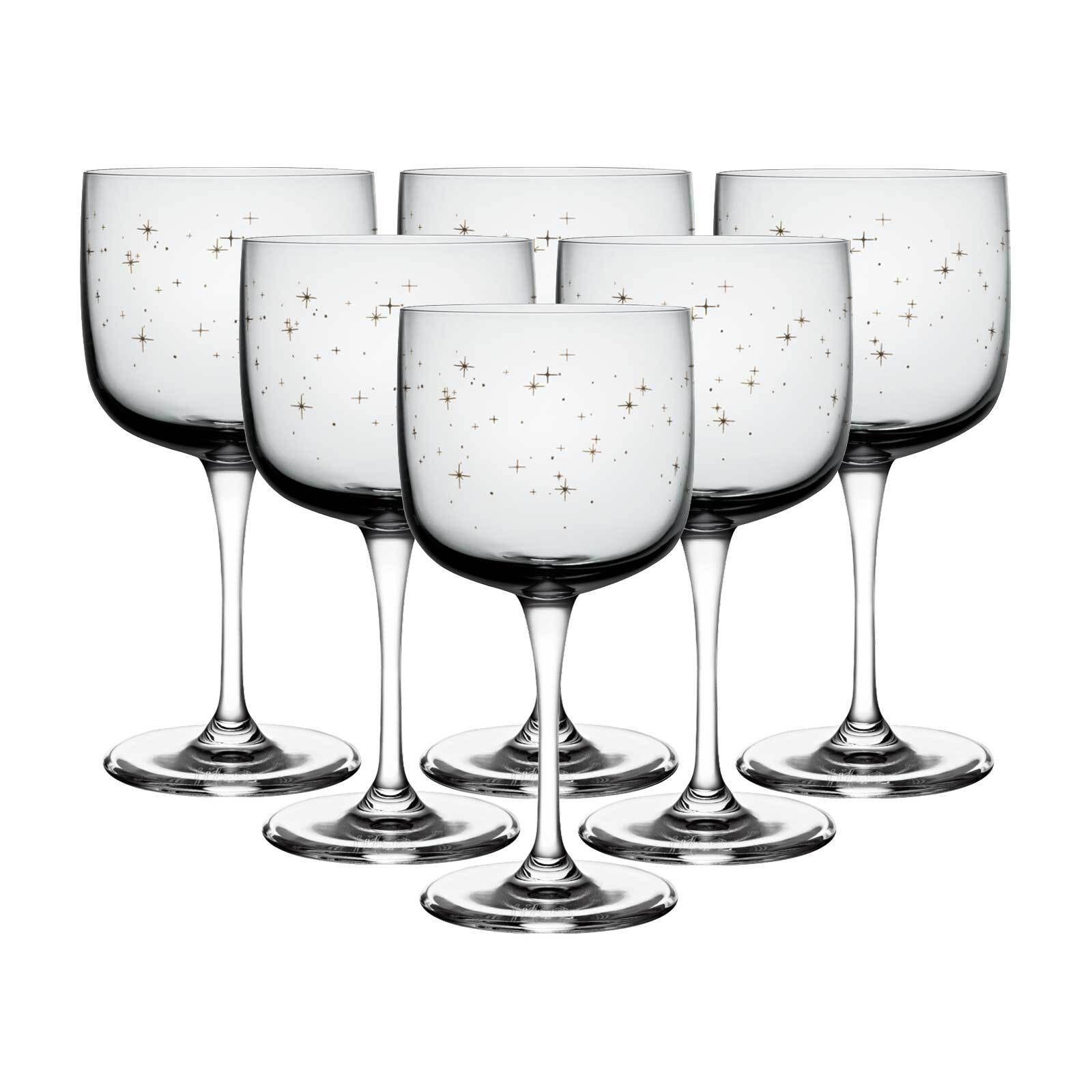 like. by Villeroy & Boch Weißweinglas Winter Glow Weingläser 270 ml 6er Set, 6-tlg., Kristallglas