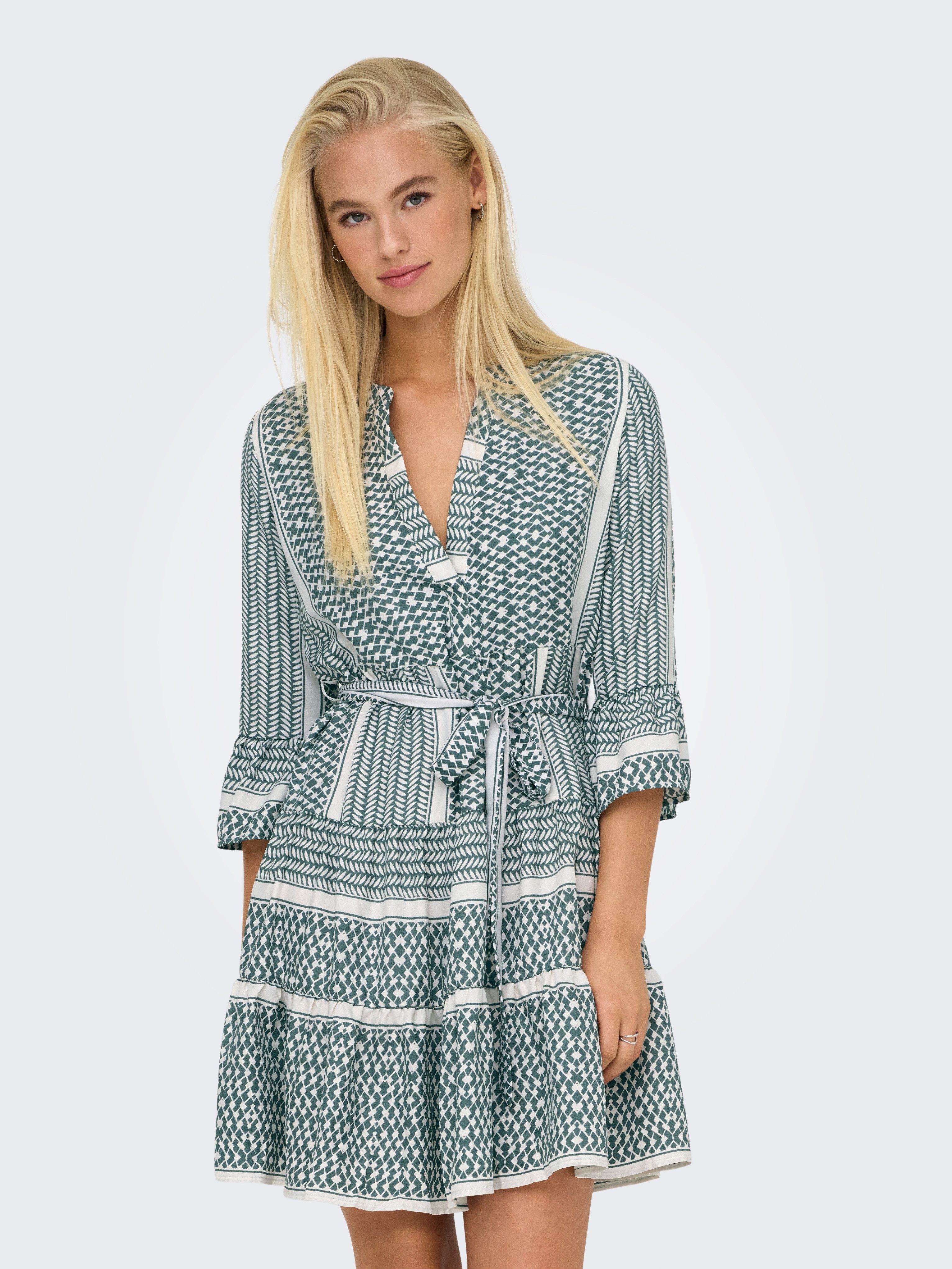 ONLY Tunikakleid ONLATHENA LIFE 3/4 SHORT DRESS WVN NOOS Sommerkleid günstig online kaufen