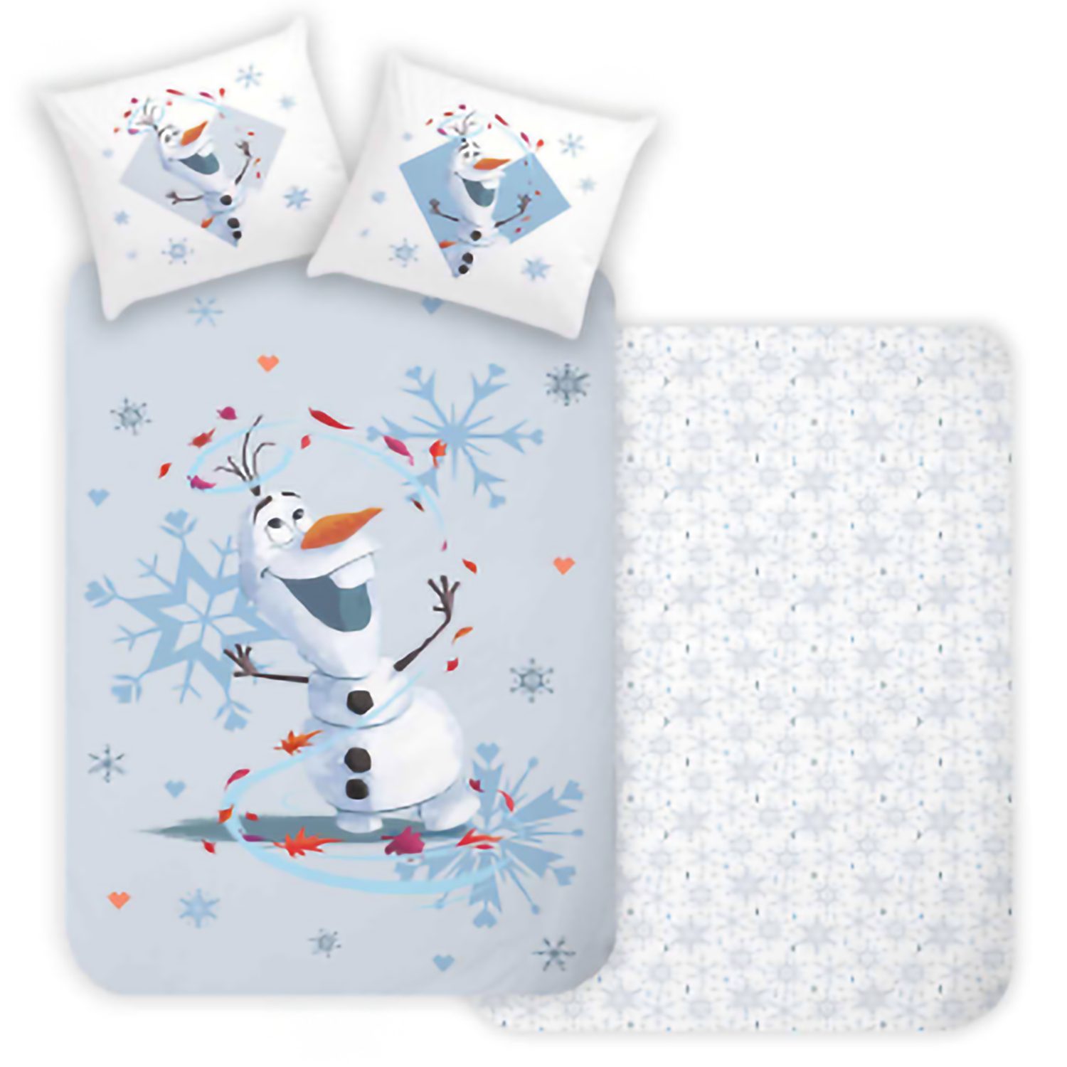 BrandMac Kinderbettwäsche Disney Frozen Eiskönigin Постельное белье Olaf Anna Elsa 135x200cm, 1 teilig, Langlebig