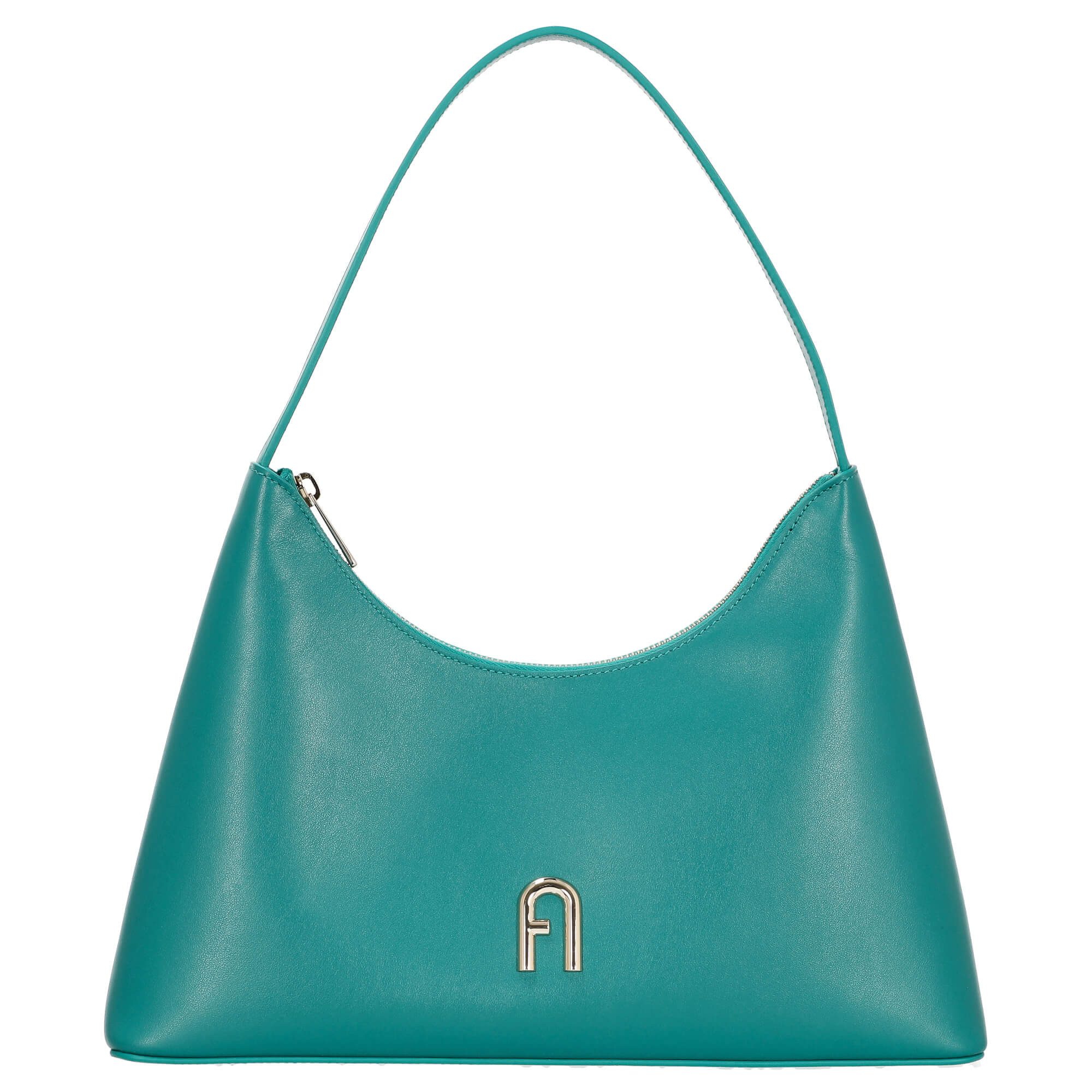 Furla Umhängetasche Diamante S - Schultertasche 34 cm (smeraldo)