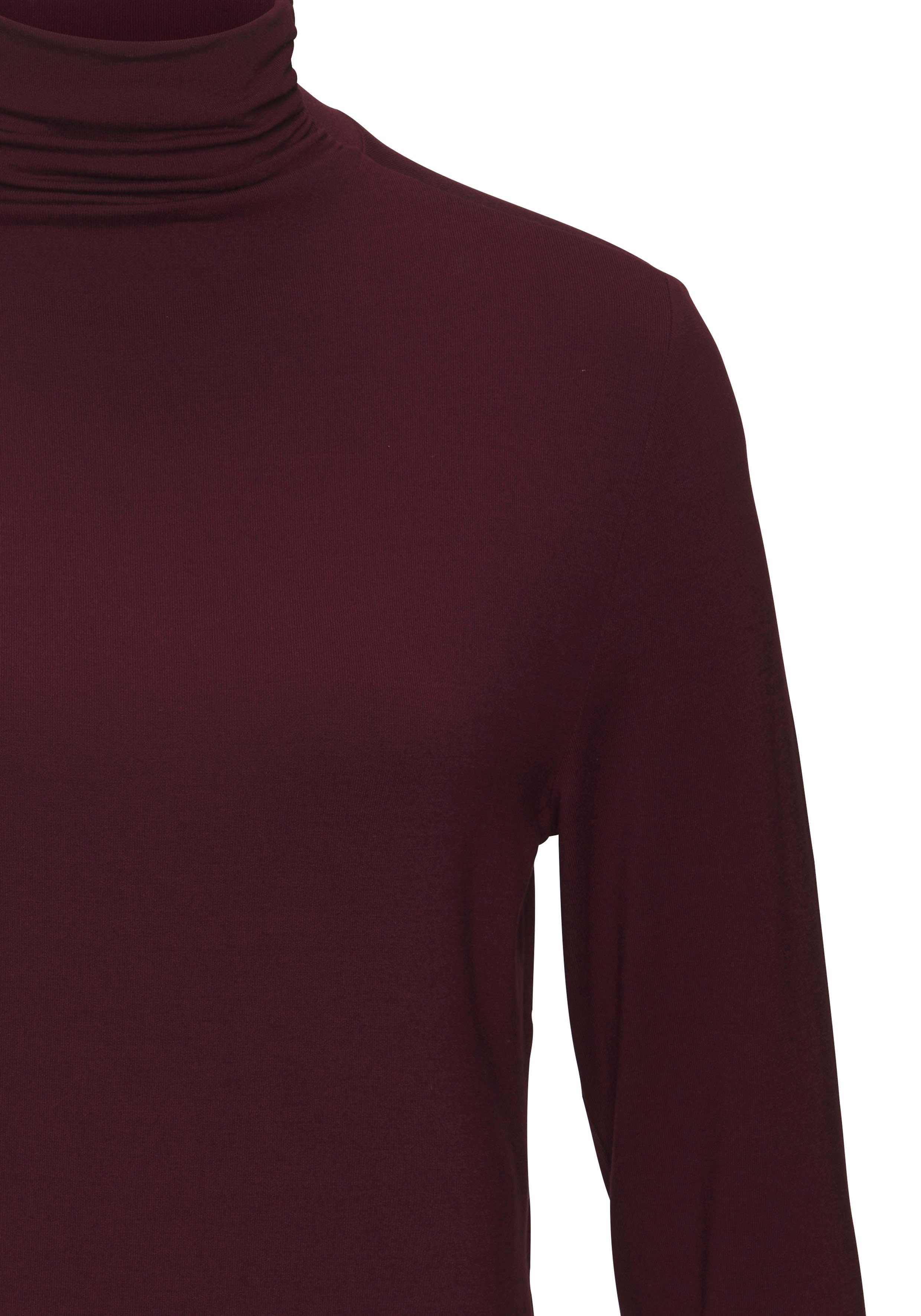 LASCANA Stehkragenshirt aus weichem Viskose-Stretch (2er-Pack)