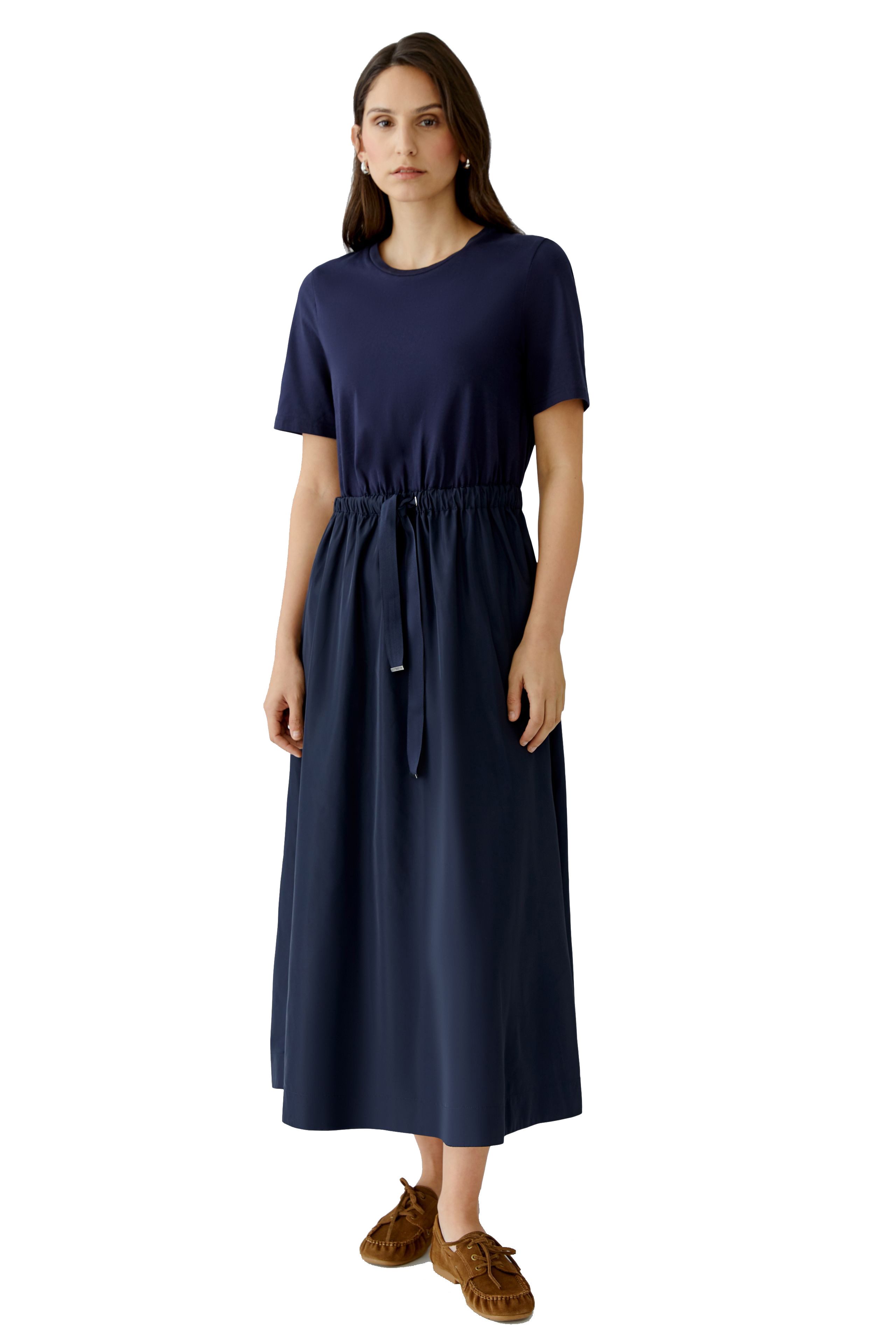 Oui Sommerkleid Oui Patchkleid in Maxilänge - dunkelblau (1-tlg) günstig online kaufen