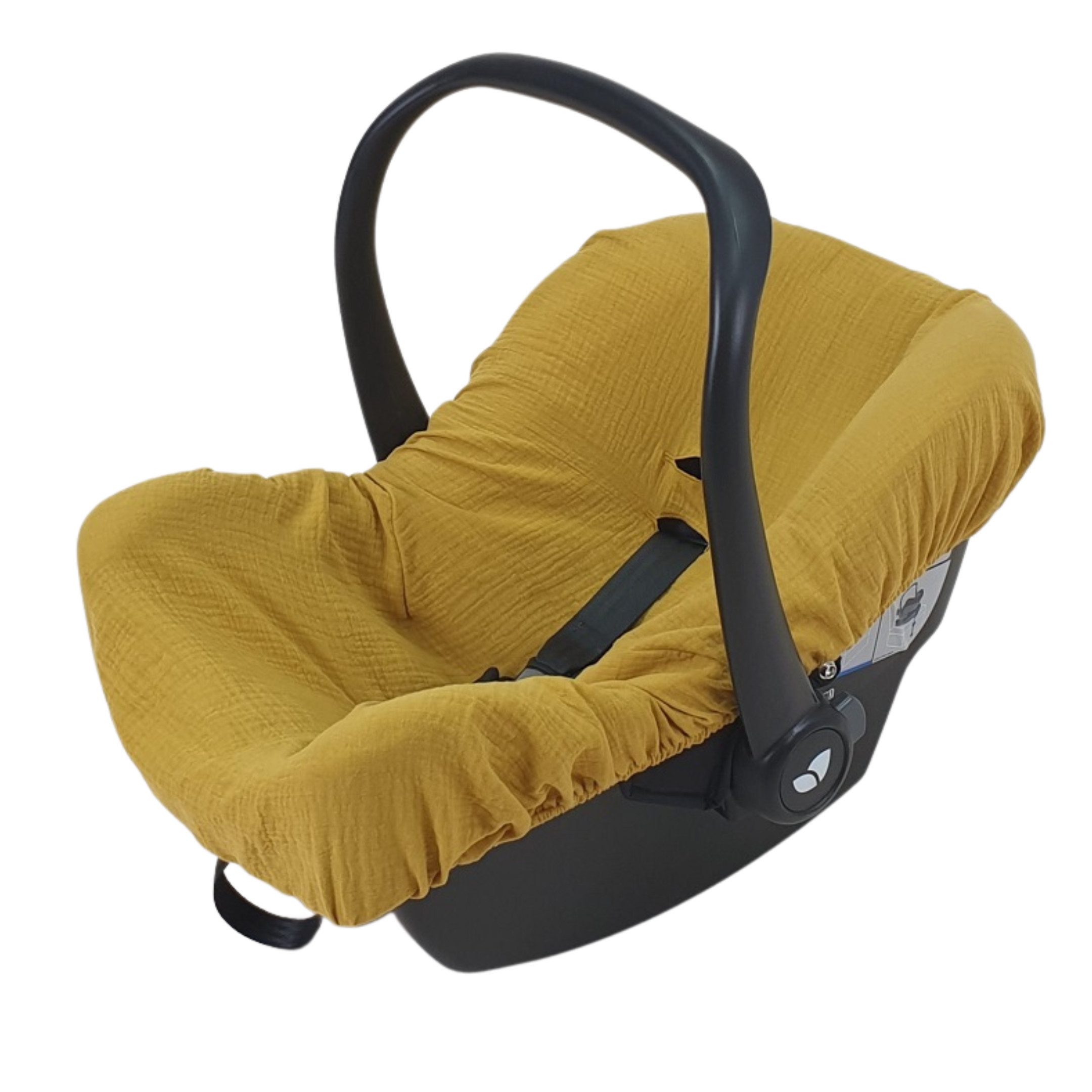 Kindersitzbezug Babyschale Bezug Musselin - Autokindersitz Schonbezug