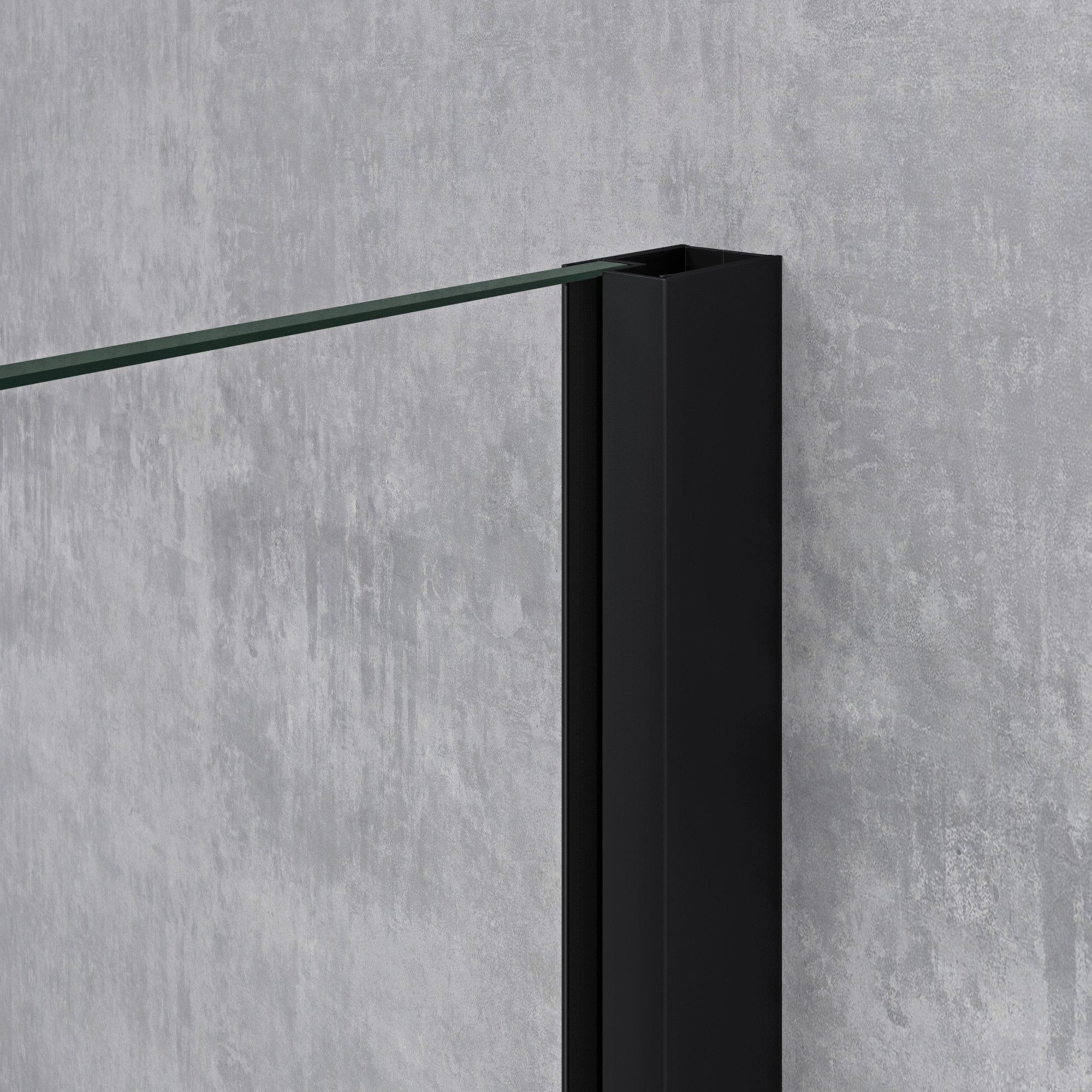 doporro Eckdusche Duschkabine Schiebetür Duschabtrennung 8mm ESG mit NANO H:195cm R18, BxT: 100x70 cm, Einscheibensicherheitsglas, mit Schiebetür – Bild 5 von 5