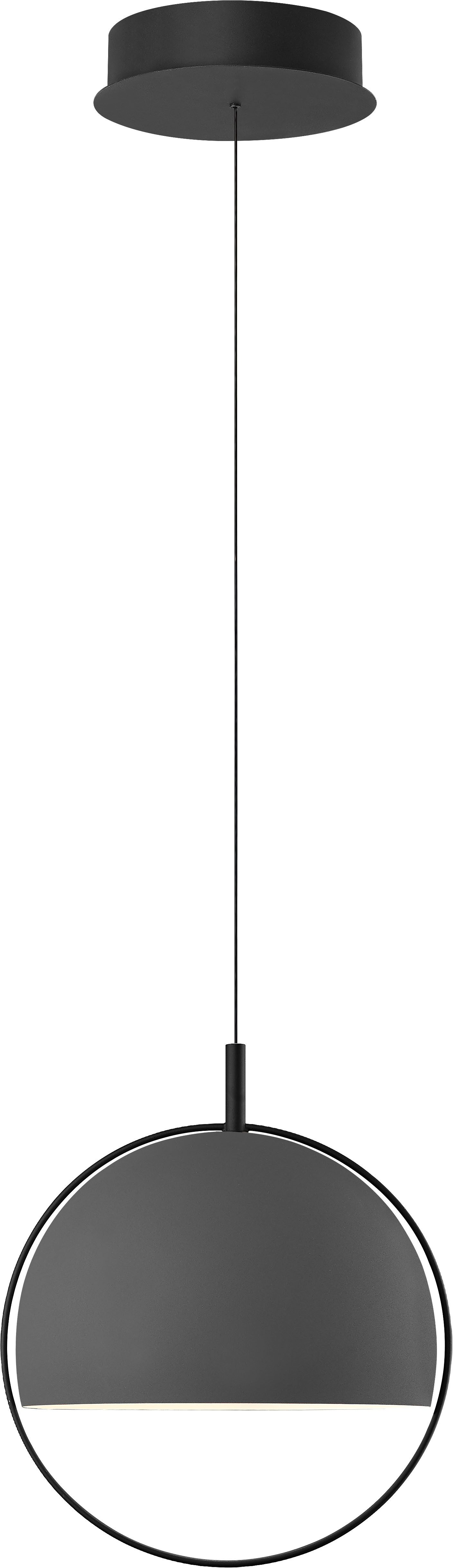 HELL höllisch gutes Licht LED Pendelleuchte HOOP, LED fest integriert, Warmweiß, B-Link Fernbedienung, Stufenlos höhenverstellbar