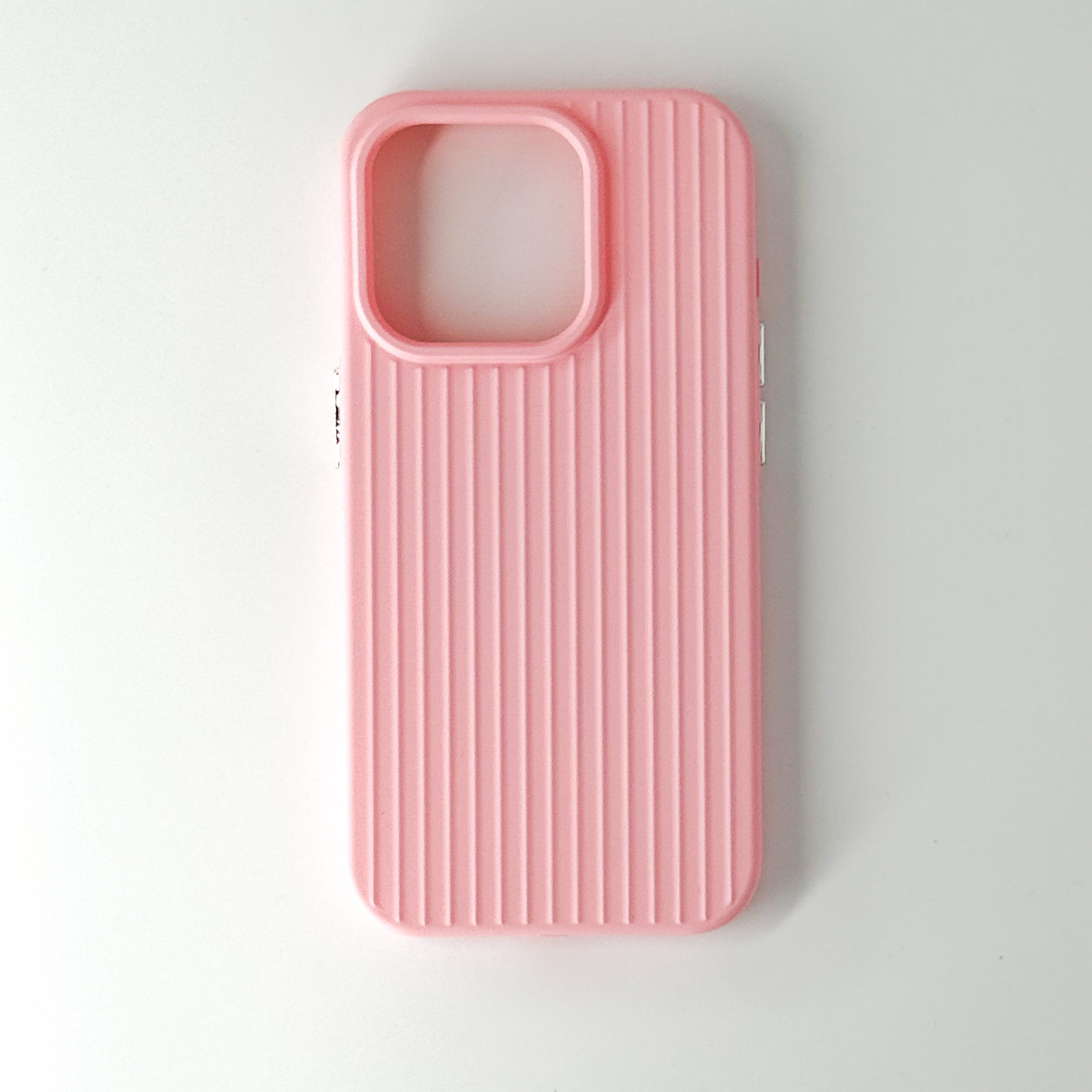 Urbanova Handyhülle Handyhülle Hülle iPhone 16 15 14 Pro bunt beige schwarz geriffelt, Geriffelte iPhone Hülle