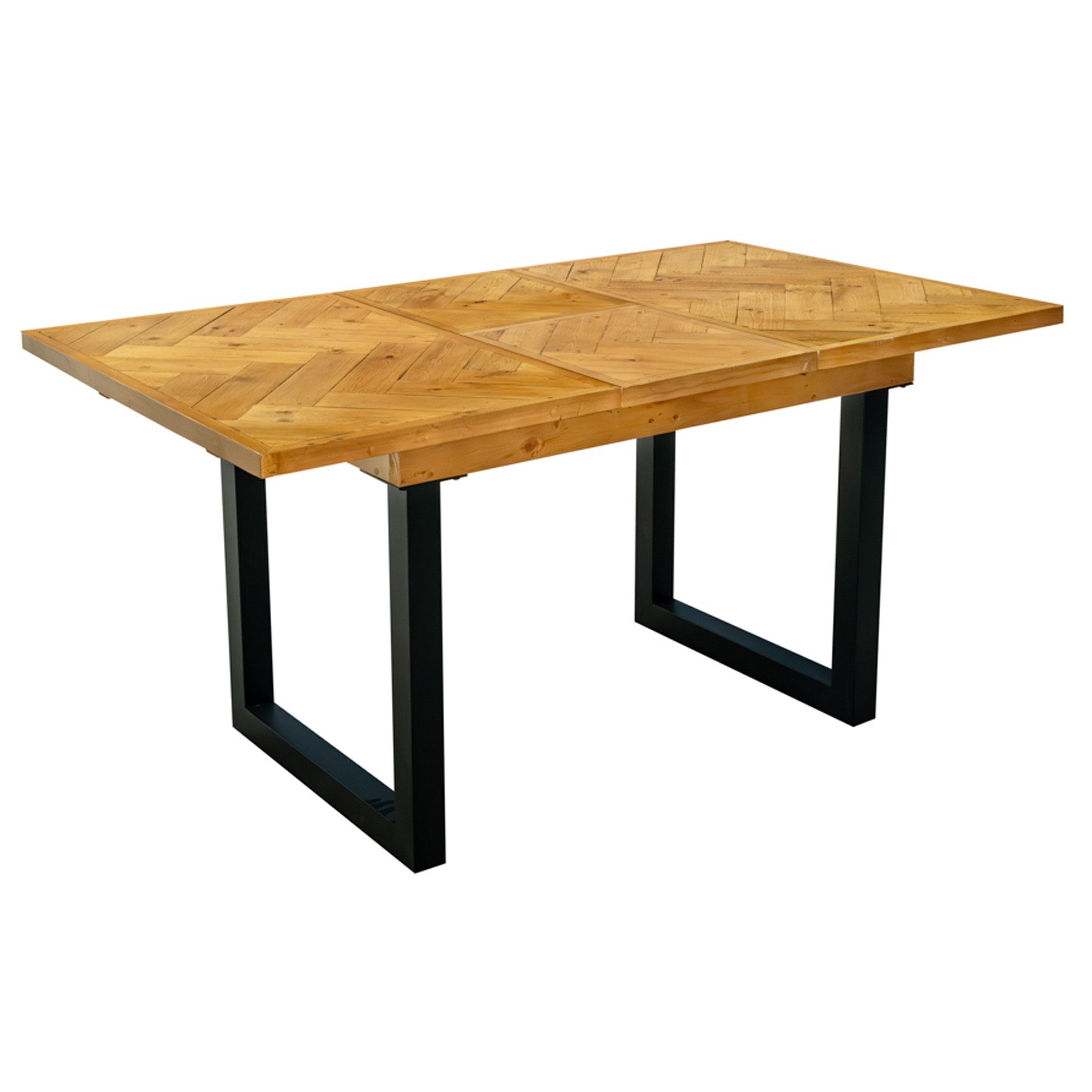 riess-ambiente Esstisch MOSAIK 120-160cm braun / schwarz · bis 4 Personen, günstig online kaufen