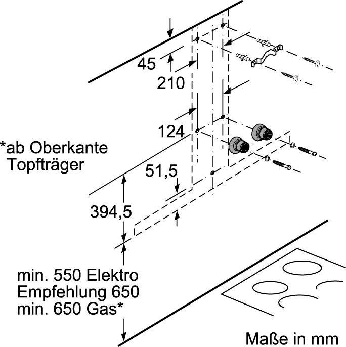 NEFF Wandhaube D65BMP5N0 Serie N 70 D65BMP5N0, 60 cm breit