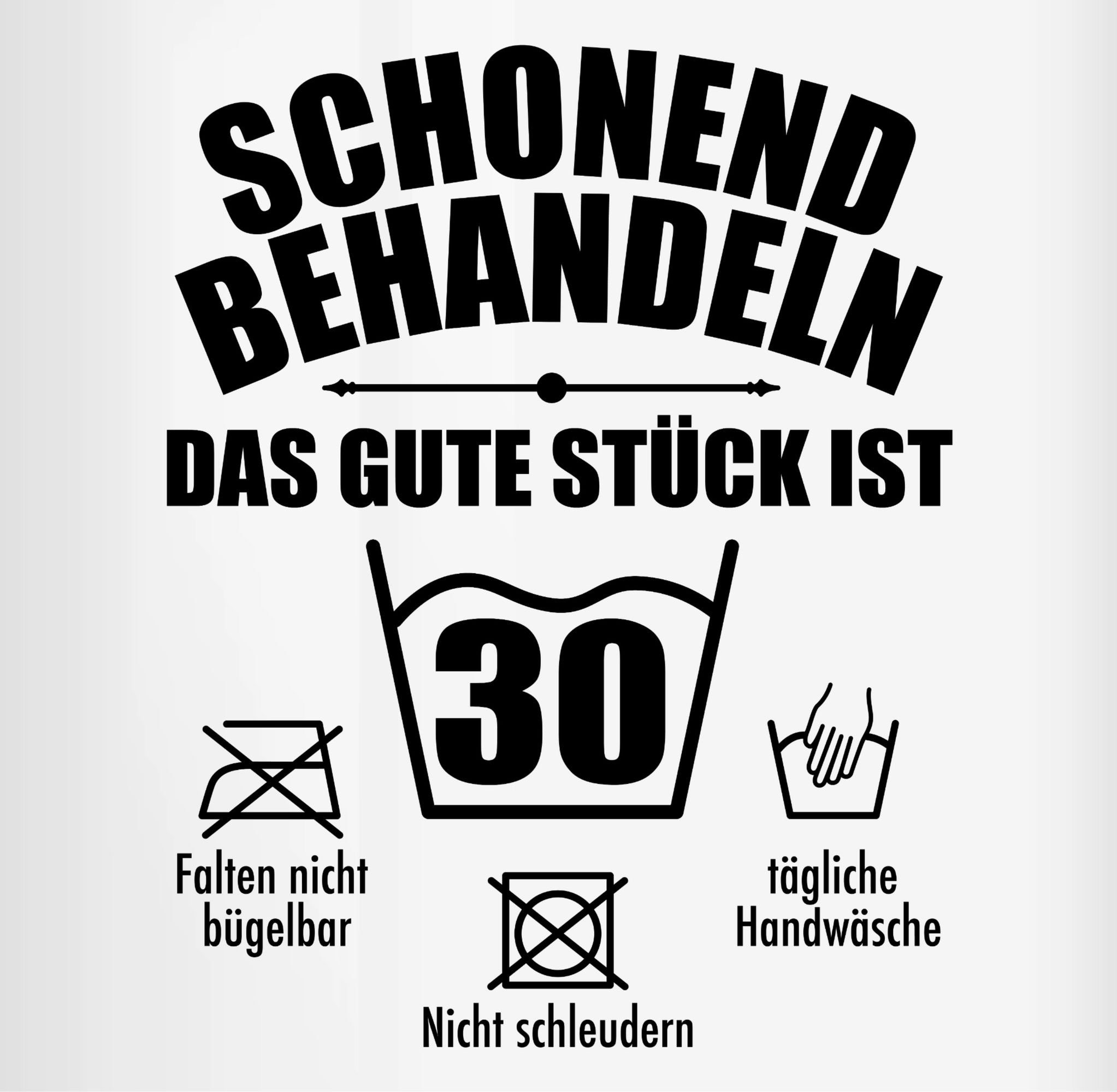 Shirtracer Baumwolltasche Zum 30. Geburtstag – Design „1995 – A Princess Was Born“, 100 % Baumwolle