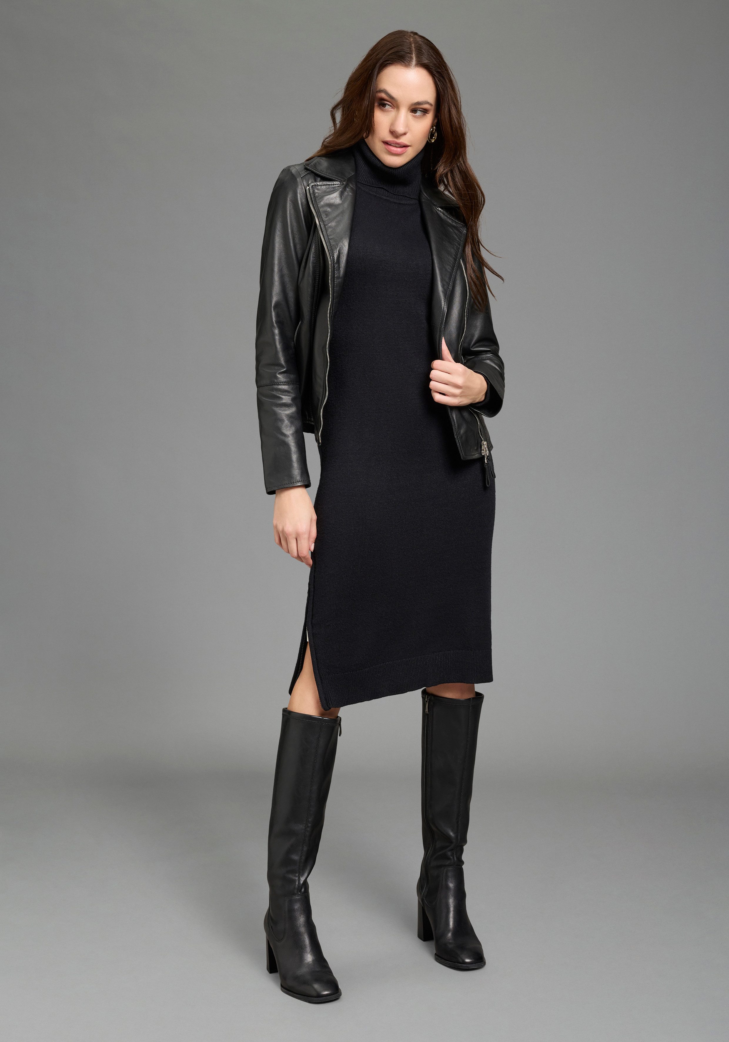 Bruno Banani Strickkleid festliche Anlässe, kniefreie Länge, eleganter Look günstig online kaufen