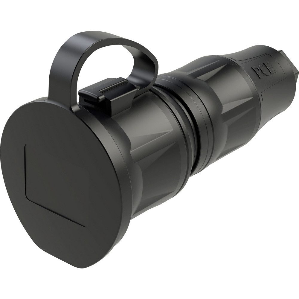 PC Electric PC Electric 25731-ss Schutzkontaktkupplung Kunststoff 250 V Schwarz I Steckernetzteil