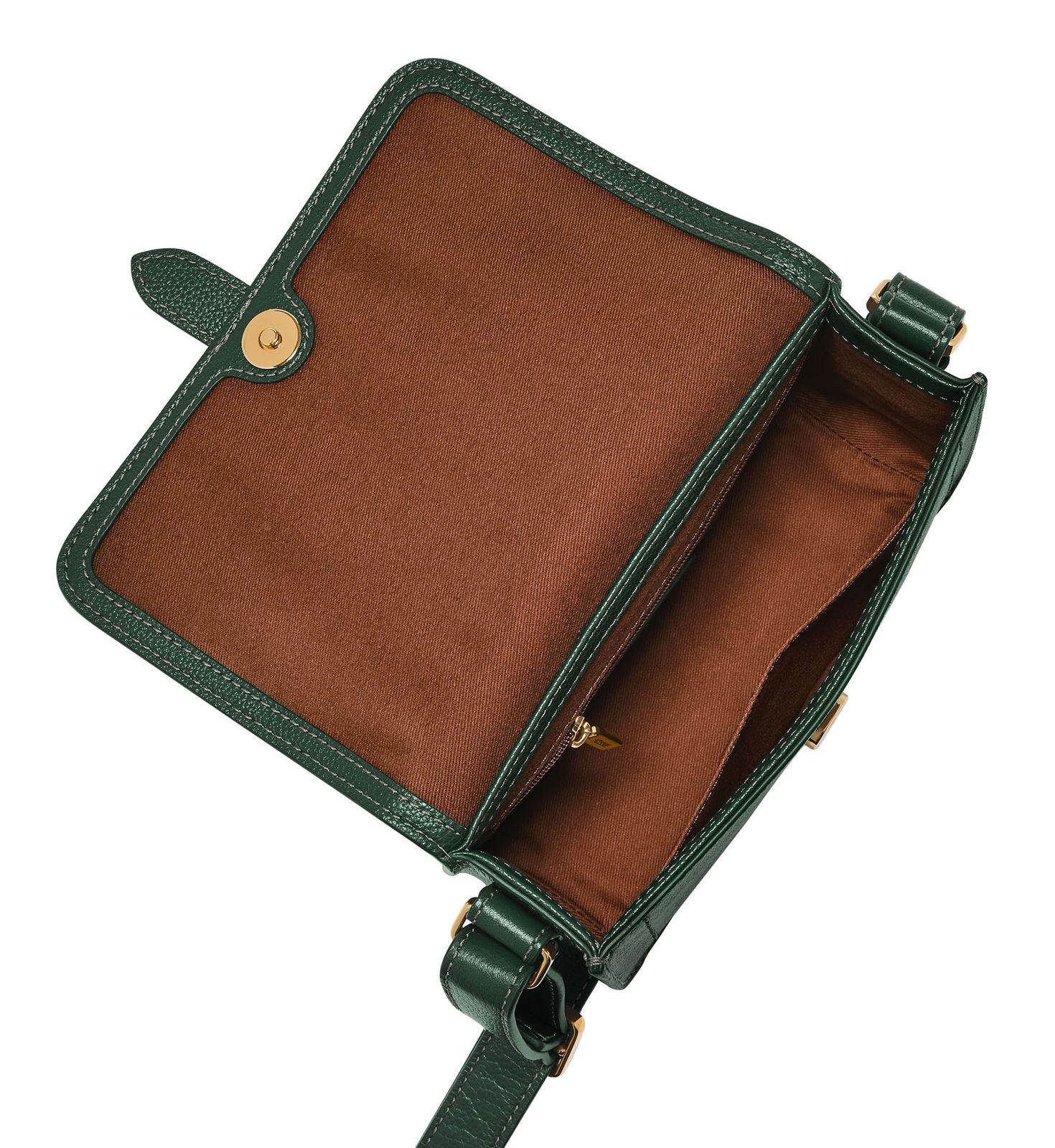 Fossil Umhängetasche Flap Crossbody Bag, aus echtem Leder