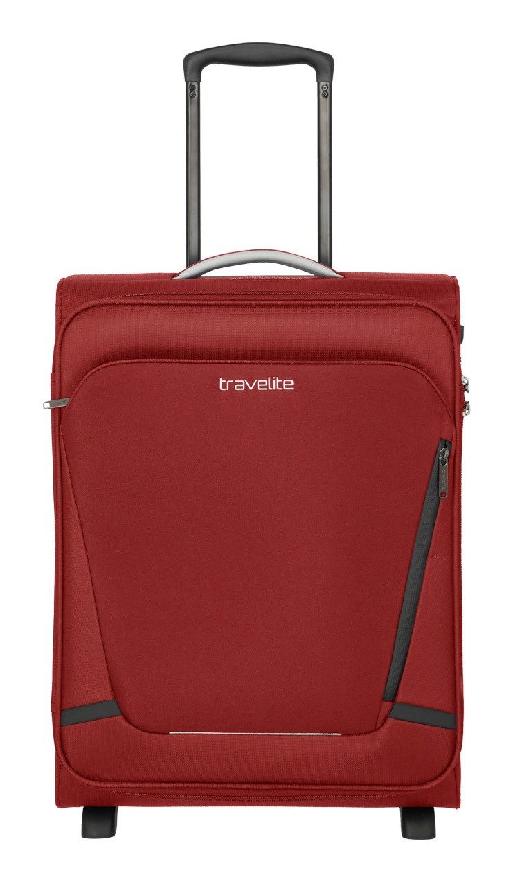 travelite Handgepäck-Trolley JETPACK Multi 2 Cabin, konzipiert für Condor & Ryanair, 2 Rollen, Weichgepäck-Koffer Handgepäck für die meisten gängigen Airlines