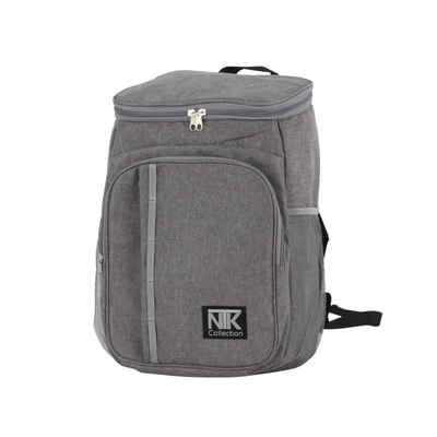 NTK-Collection Kühltasche Kühlrucksack Neria Grau, Isoliertasche Thermotasche Kühltasche