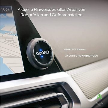 OOONO CO-DRIVER NO1 + Ersatzbatterie : Warnt vor Blitzen in Echtzeit! Verkehrsalarm (OOONO Blitzewarner + Batterie)