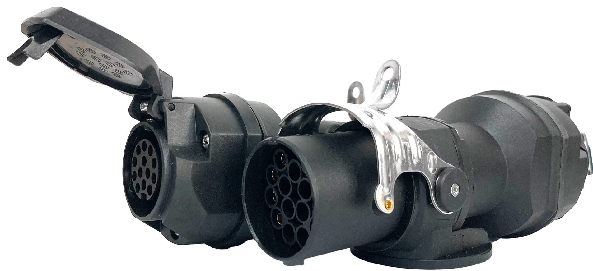 Berger & Schröter Spannungswandler Spannungswandler Adapter 15 pol. 24 V auf 13 pol. 12 V