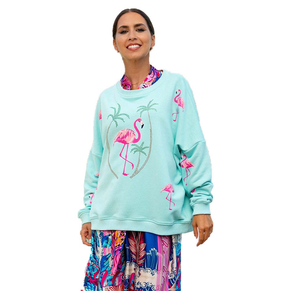 Miss Goodlife Sweatshirt Miss Goodlife Sweatshirt MG11624, türkis