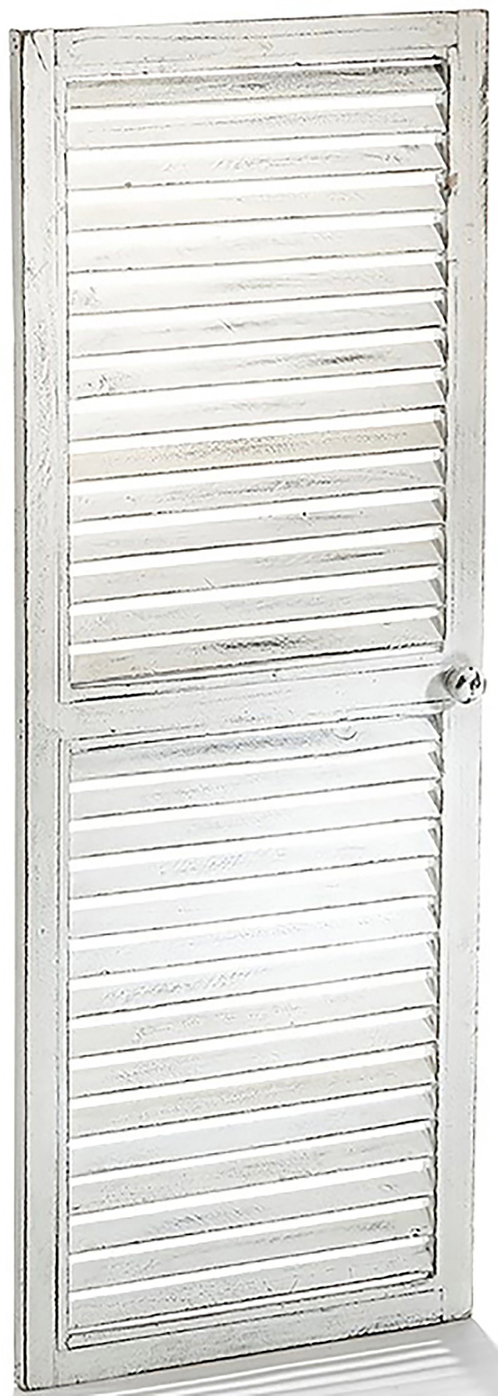 Kobolo Dekoobjekt Deko-Fensterladen white vintage cm, aus - Holz 35x90