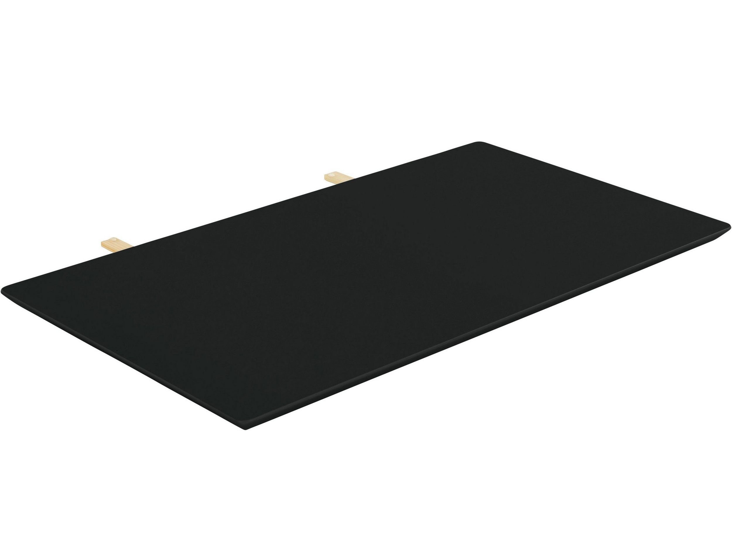 loft24 Ansteckplatte Vivi, 1St., Tischerweiterungsplatte aus MDF, Breite 90 cm schwarz/eiche