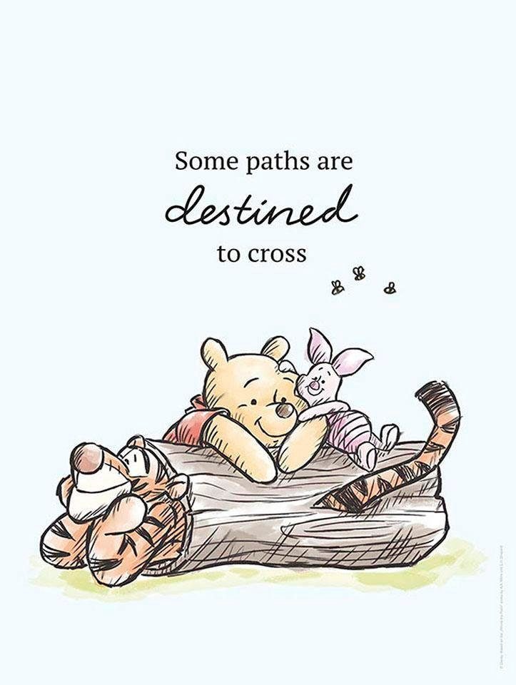 Komar Bild Winnie the Pooh Path, Disney (1 St), Wandbild zur Dekoration im Kinderzimmer - ohne Rahmen