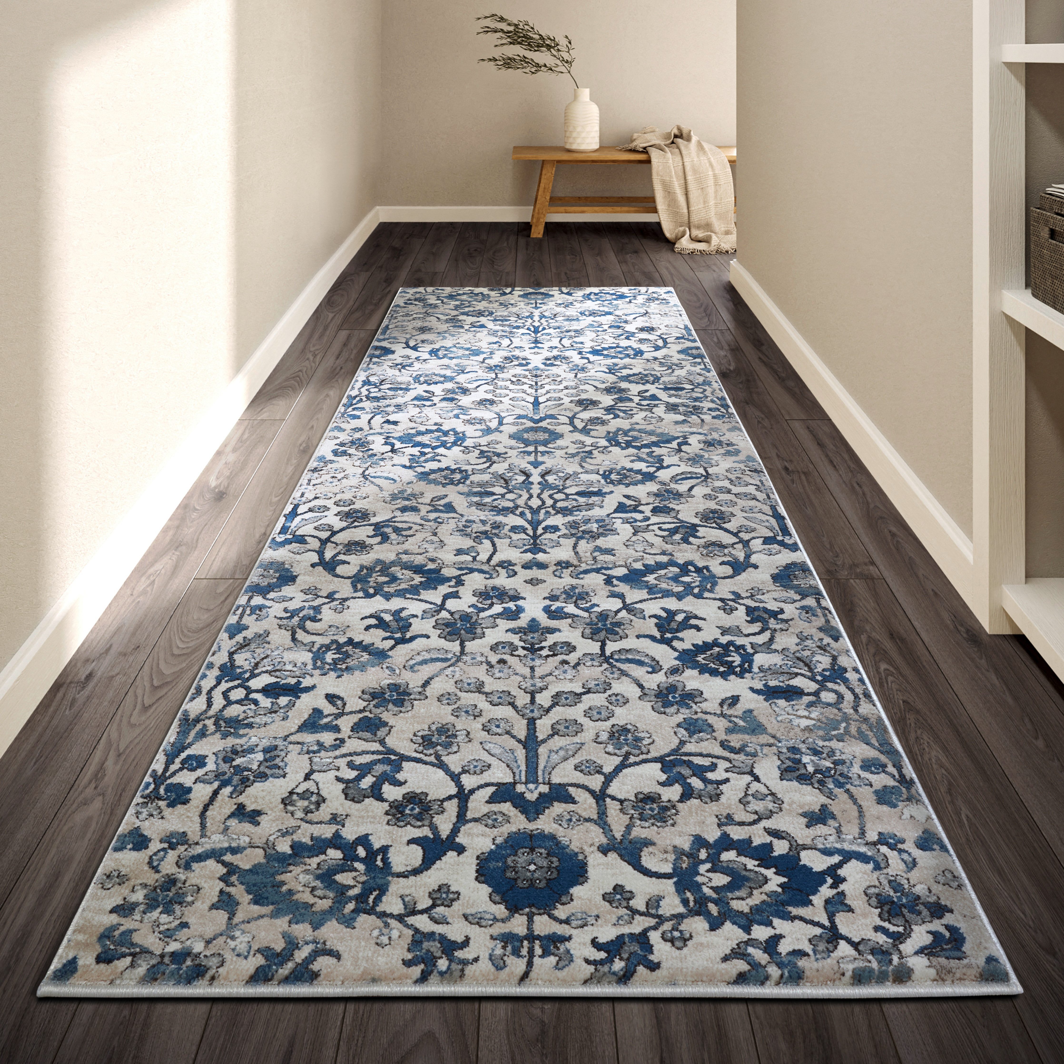 Villeroy & Boch Teppich Ernest, rechteckig, Höhe: 11 mm, Läufer, Orientalisch in einem Vintage-Look, Wohnzimmer, Kurzflor