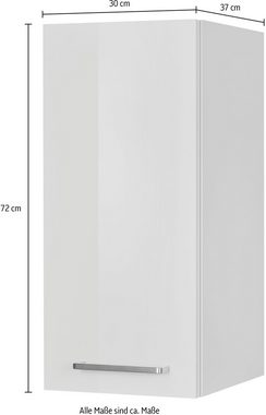 nobilia® Hängeschrank "Flash", Ausrichtung wählbar, vormontiert, in drei Breiten: 30, 40 und 60 cm, mit Soft-Close-Funktion