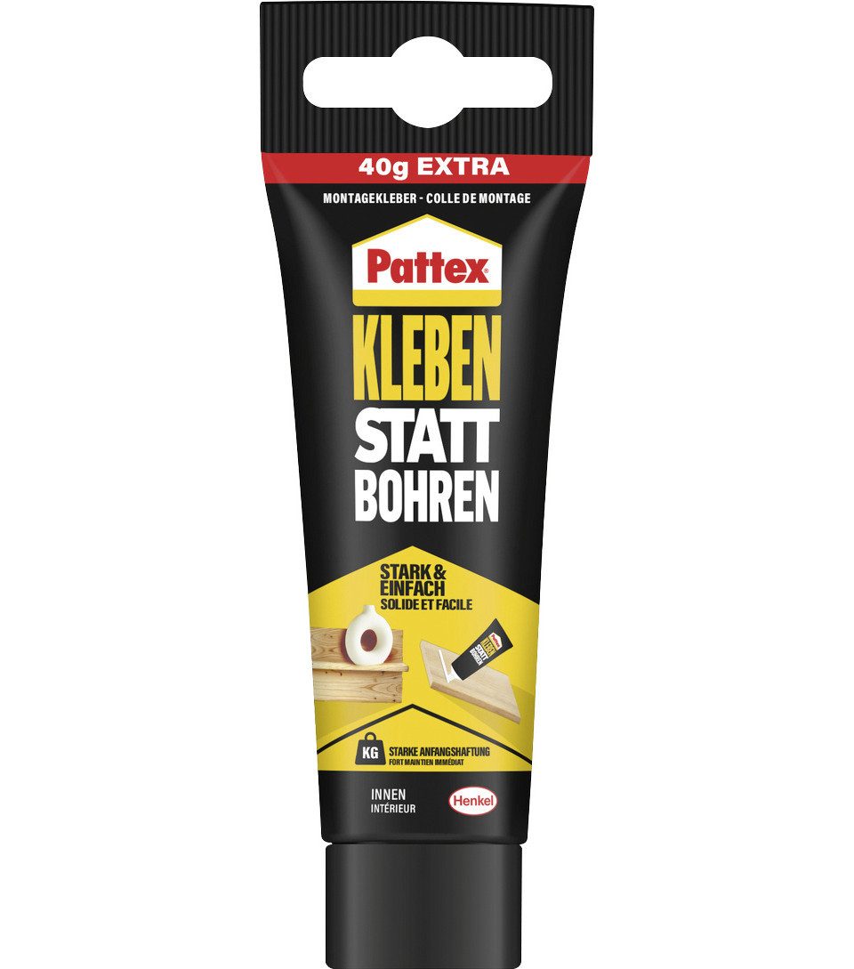 Pattex Montagekleber Pattex Montagekleber Kleben statt Bohren 90 g weiß