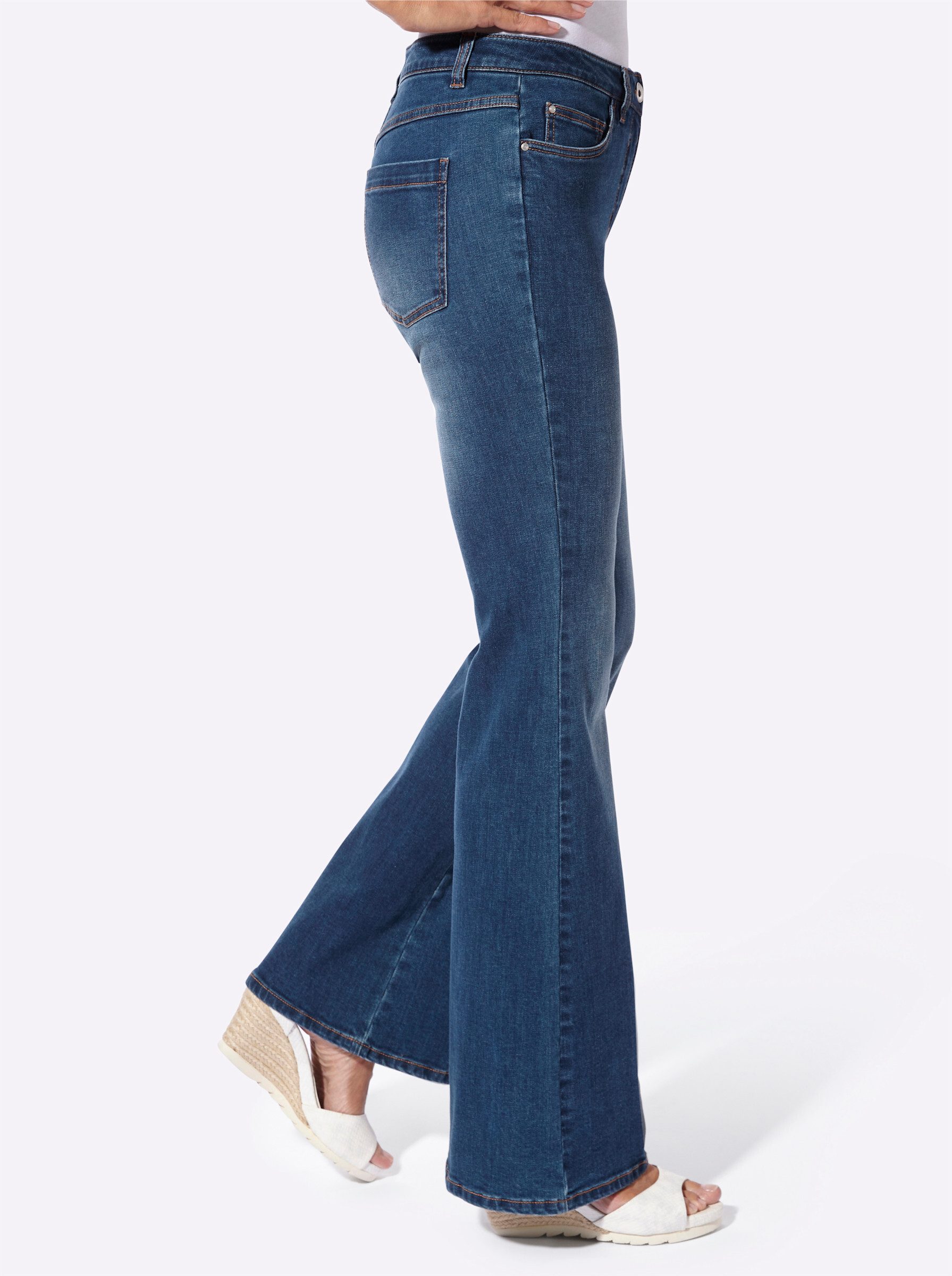 Witt Bequeme Jeans Jeans leicht vertieft