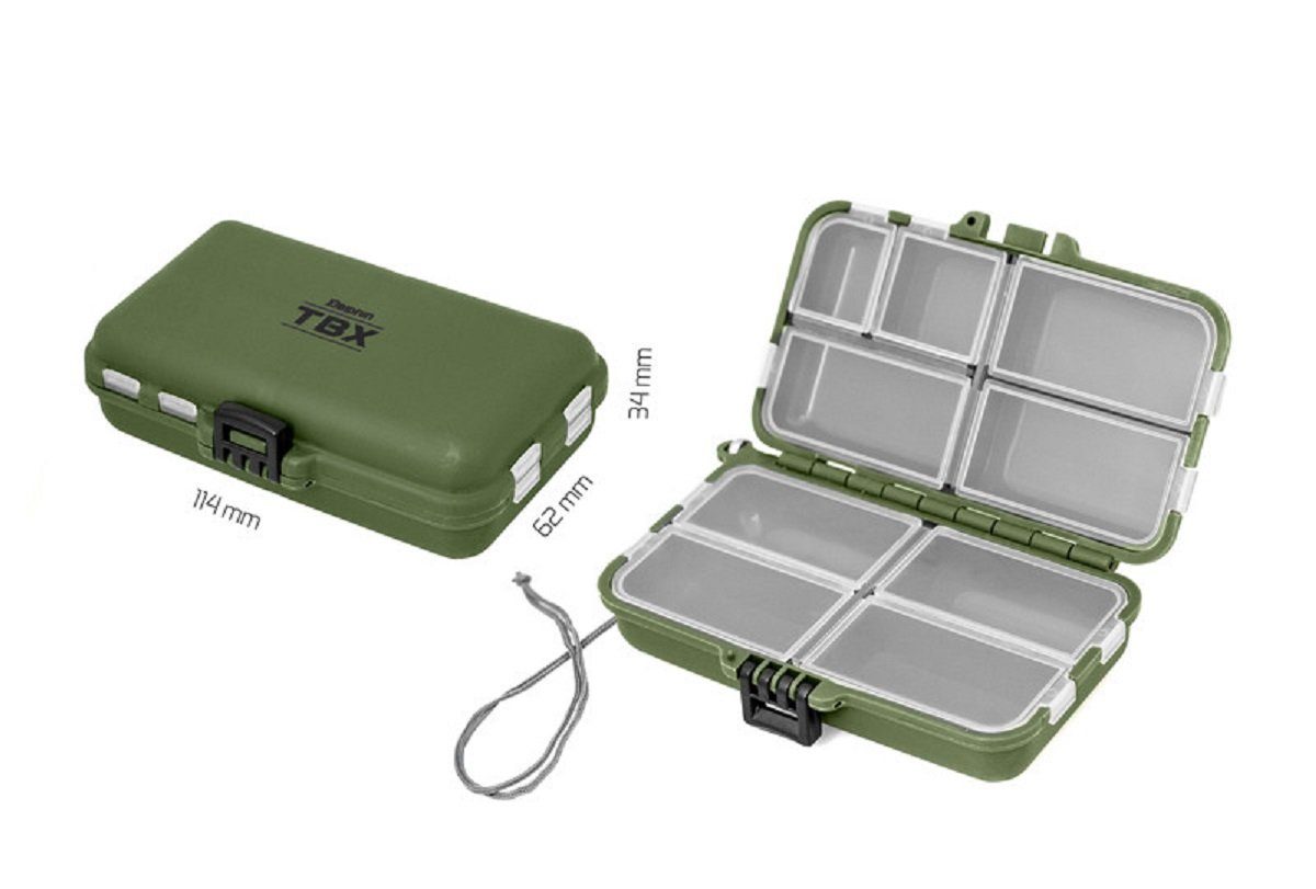 Kunstköder Kunstköderbox Kleinteilebox TBX Duo 114-9P 114x62x34mm ‍Zubehör Angeln
