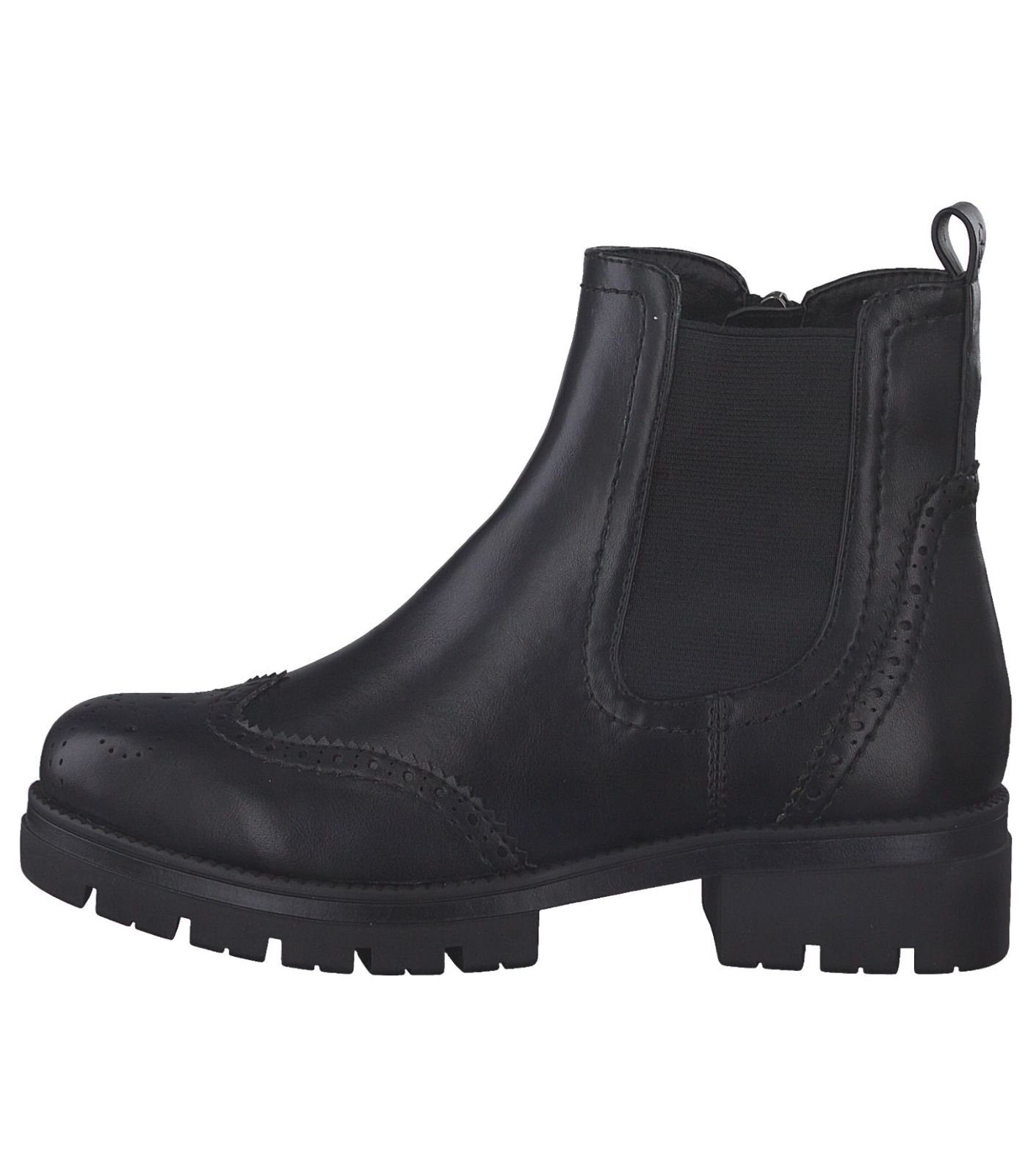 Lederimitat/Textil Schwarz Stiefelette Tamaris Stiefelette (BLACK MATT)