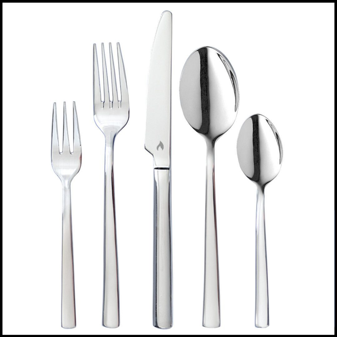 LIVINA HOME Besteck-Set Edelstahl 18/10, Besteck im zeitlosen Design, (30-tlg) (60-tlg), 12 Personen, Edelstahl 18/10, Edelstahl Rostfrei 18/10, Spülmaschinenfest, Valentinstag Sale!