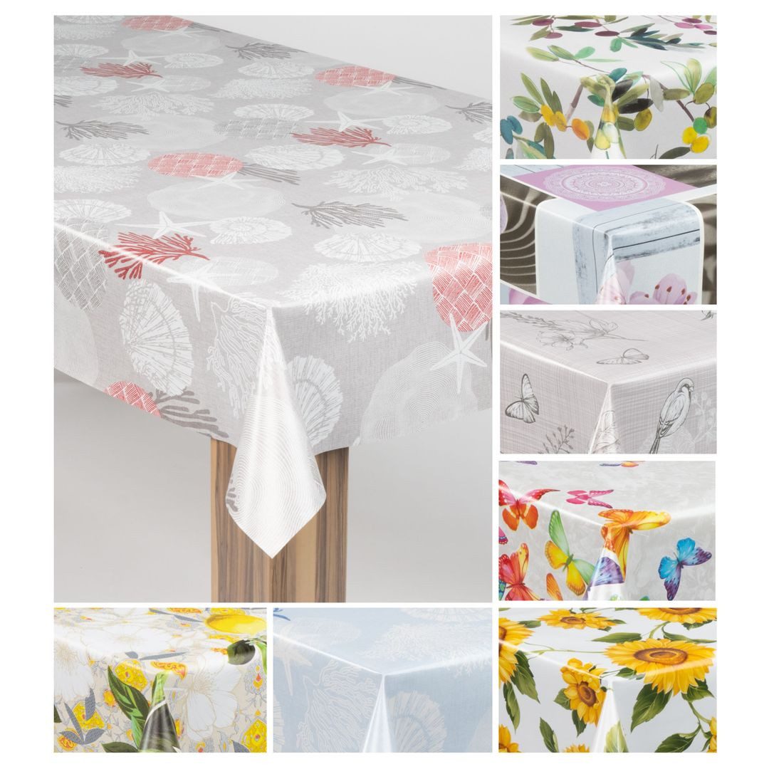 laro Tischdecke laro Wachstuch-Tischdecke Wachstischdecke Gartentischdecke günstig online kaufen