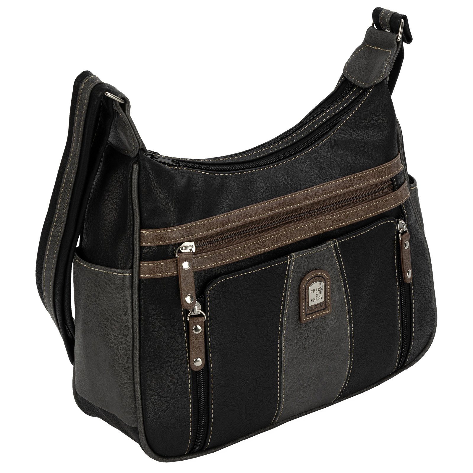 Umhängetasche Damen Tasche Schultertasche Umhängetasche Leder Optik Handtasche