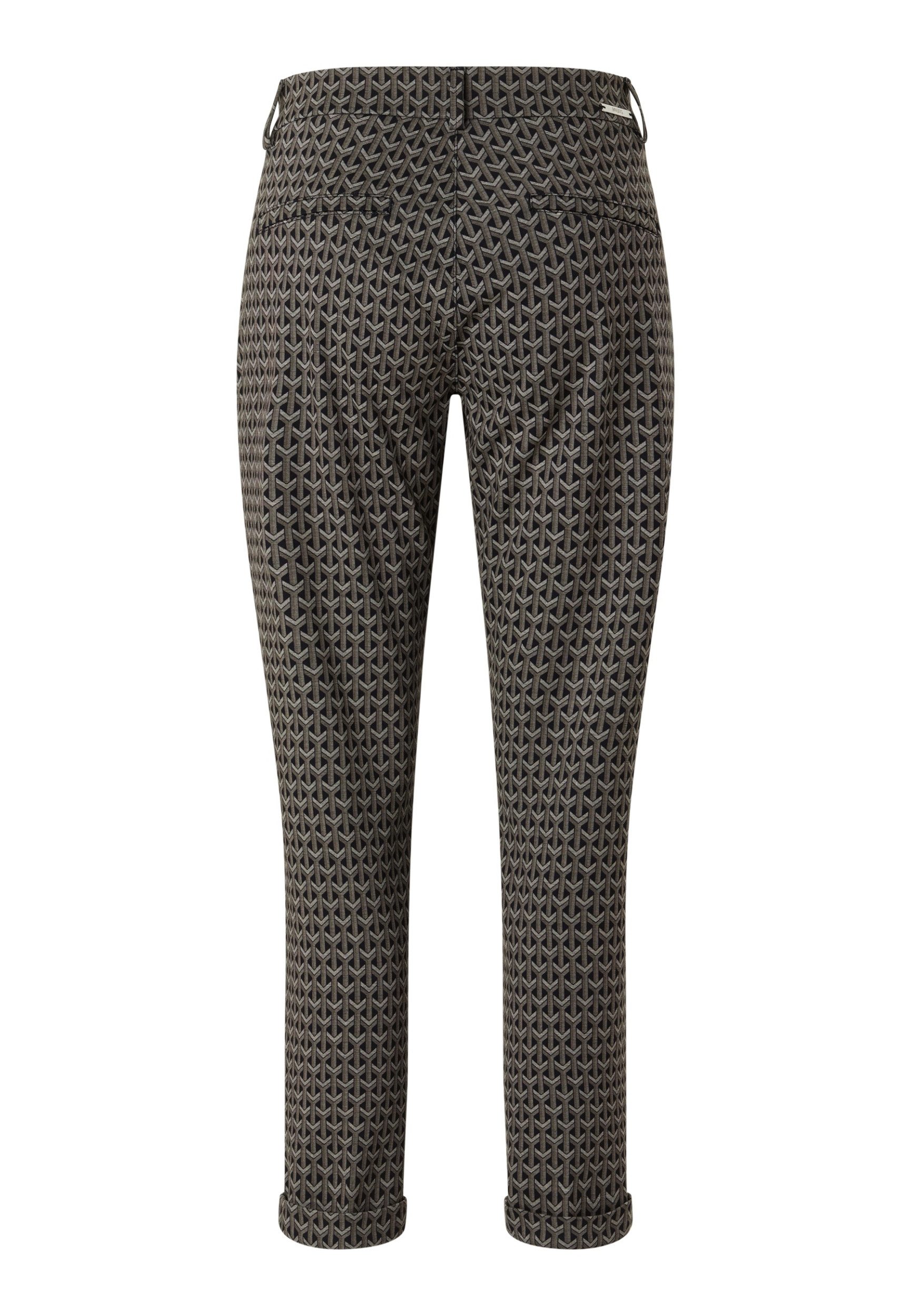 ANGELS Stoffhose Hose - Jacquard-Muster - Chinohose - LOUISA CHINO TU