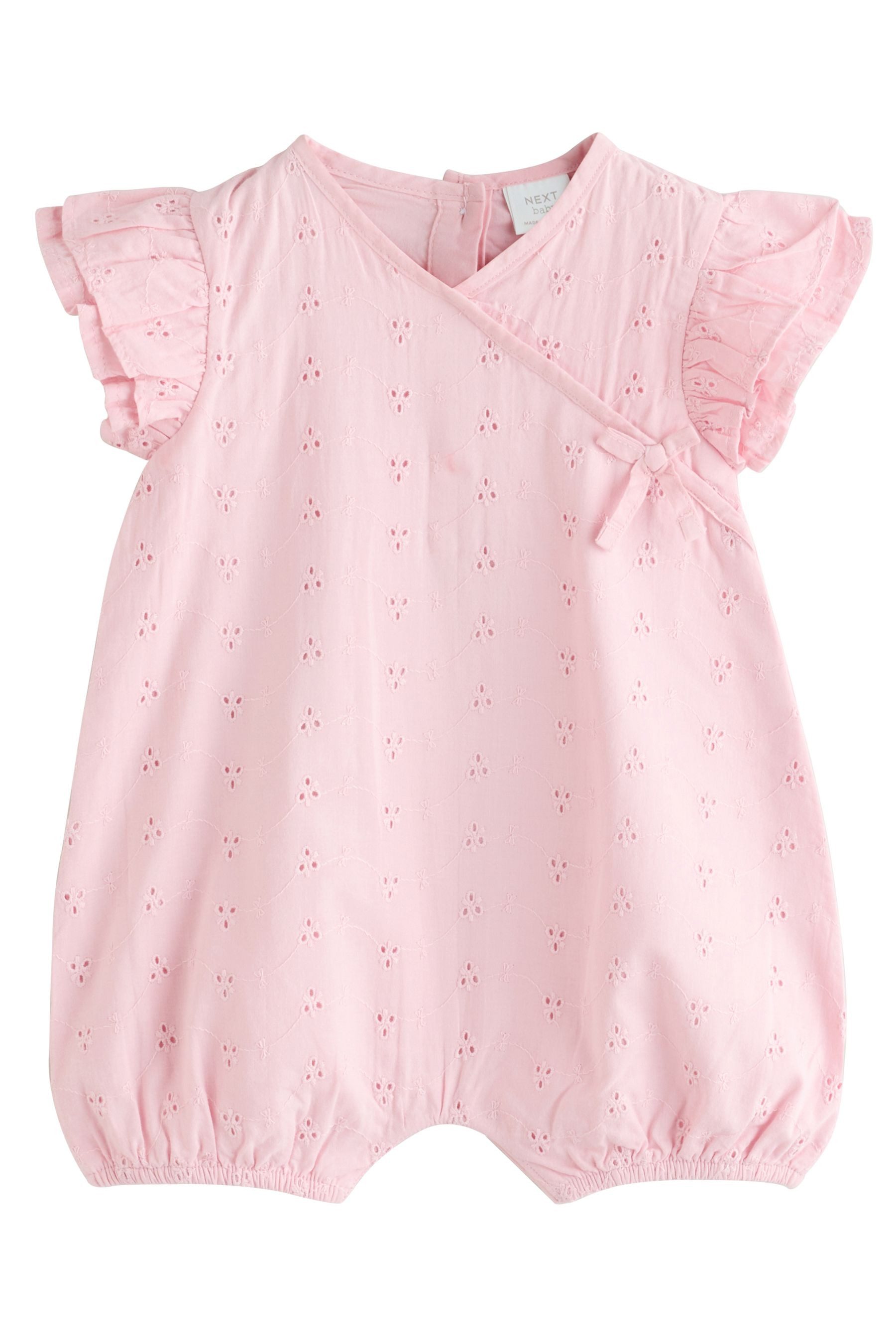 Next Strampler Baby-Strampler mit Lochstickerei (1-tlg)