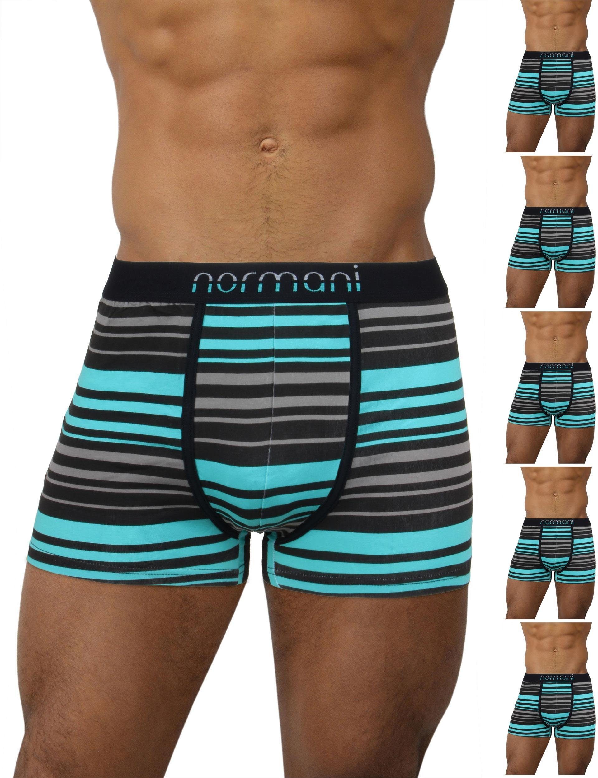 Retro Boxer aus Baumwolle aus Dimension Retro Level normani Boxershorts Baumwolle Unterhose atmungsaktiver Stück 6