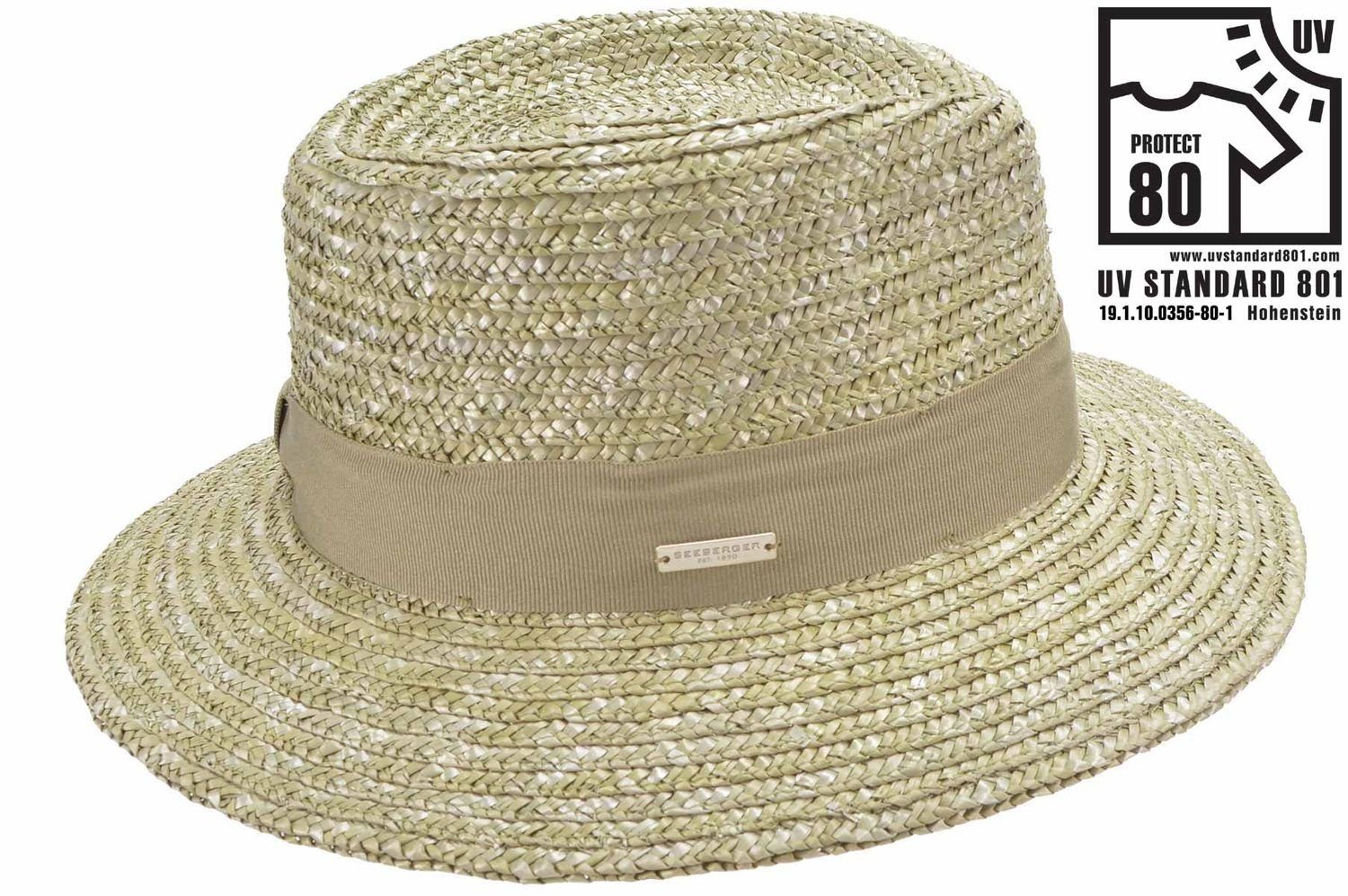 Seeberger Strohhut Fedora UV 80
