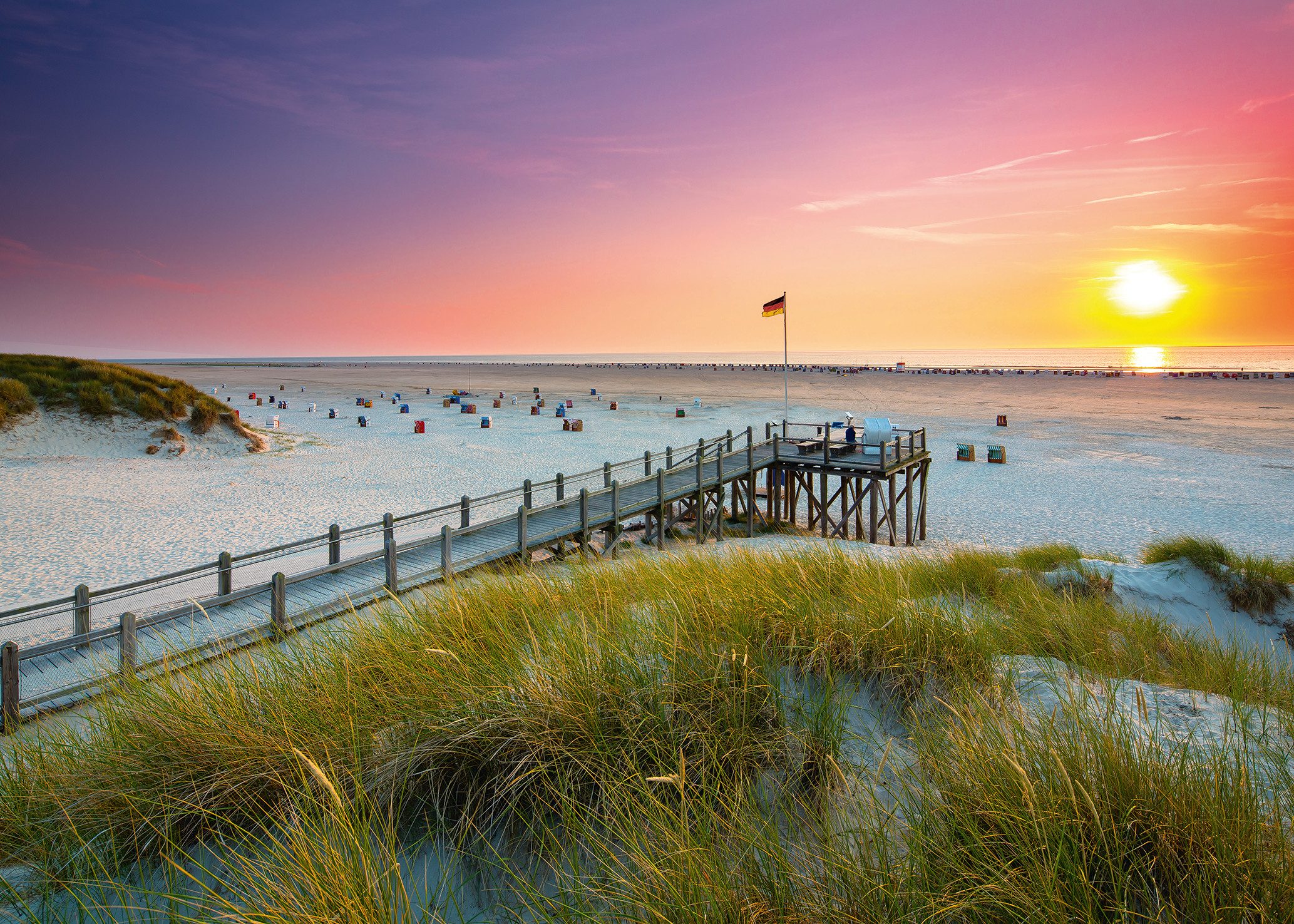Ravensburger Puzzle Deutschland Collection, Sonnenuntergang über günstig online kaufen