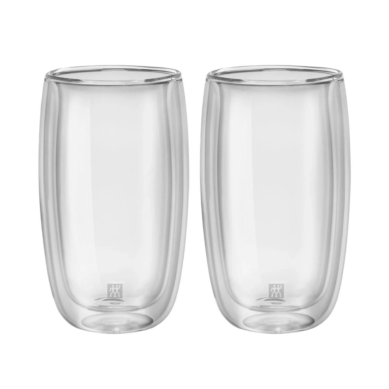 Zwilling Latte-Macchiato-Glas ZWILLING Sorrento Latte Macchiato Glasset, 350 ml / 2-tlg hochwertiges Borosilikatglas, Borosilikatglas