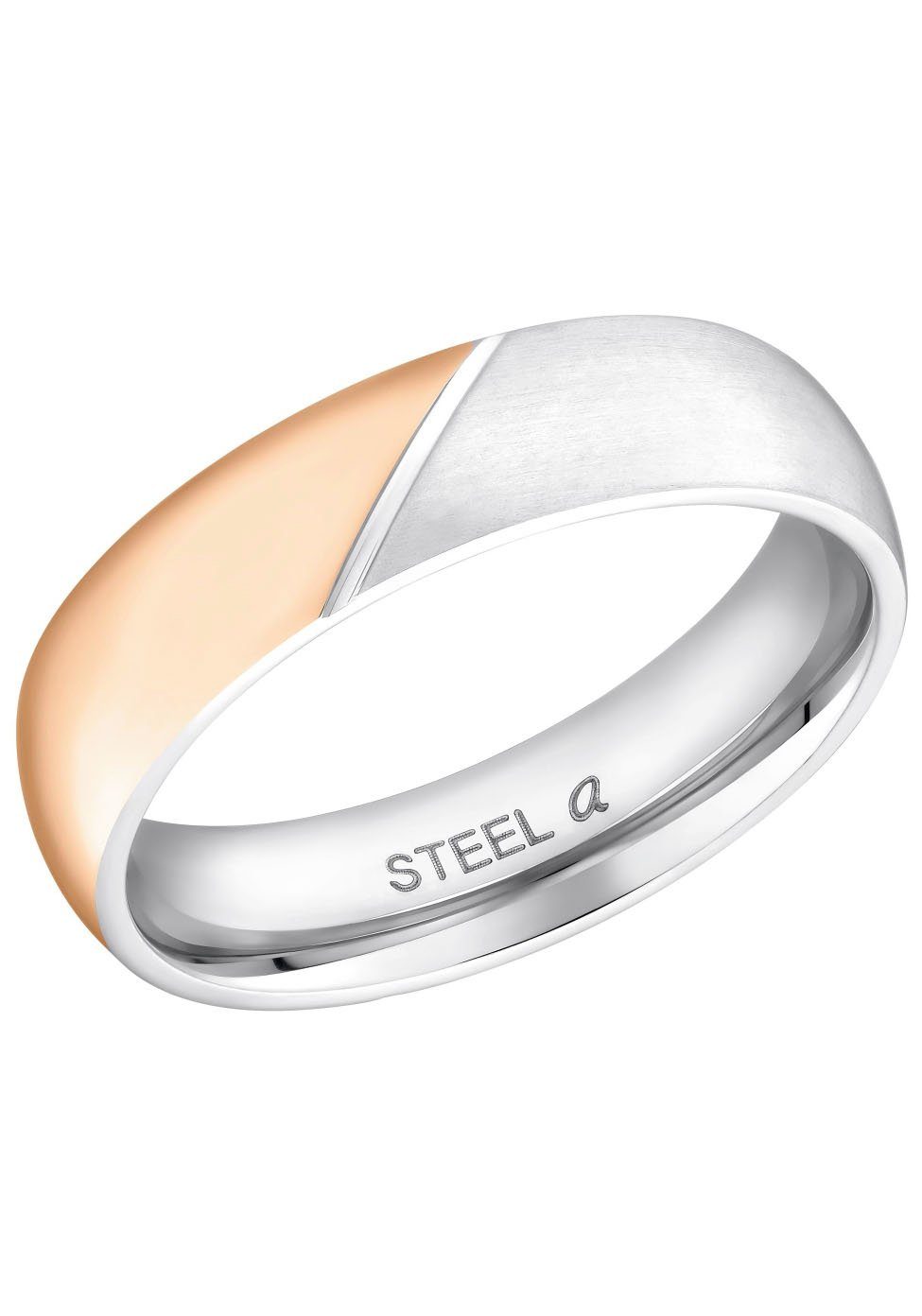 Amor in Germany Fingerring Made gelbgoldfarben-silberfarben Klassisch,