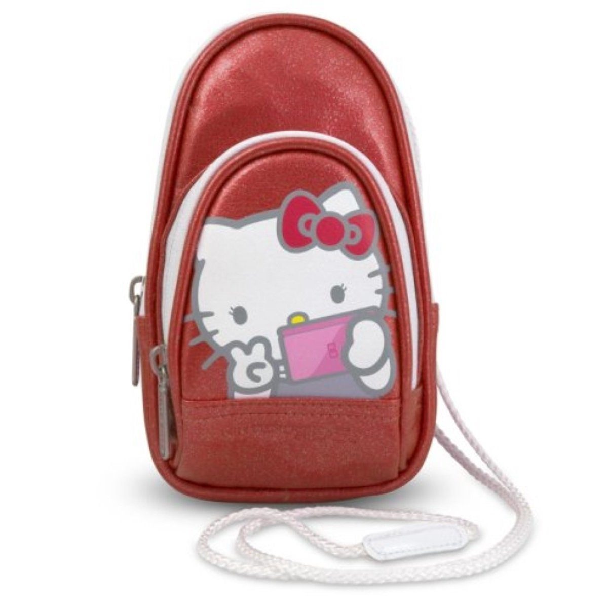 BigBen Konsolen-Tasche Hello Kitty Tasche Backpack Hülle Etui Case, Official Nintendo Licensed Product Aufbewahrung für Spiele und Zubehör