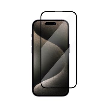 GOOD WILHELM 3D Panzerglas für iPhone - Premium Displayschutz aus 9H Glas (2 Stück) für iPhone 15 Pro, iPhone 15, Displayschutzglas