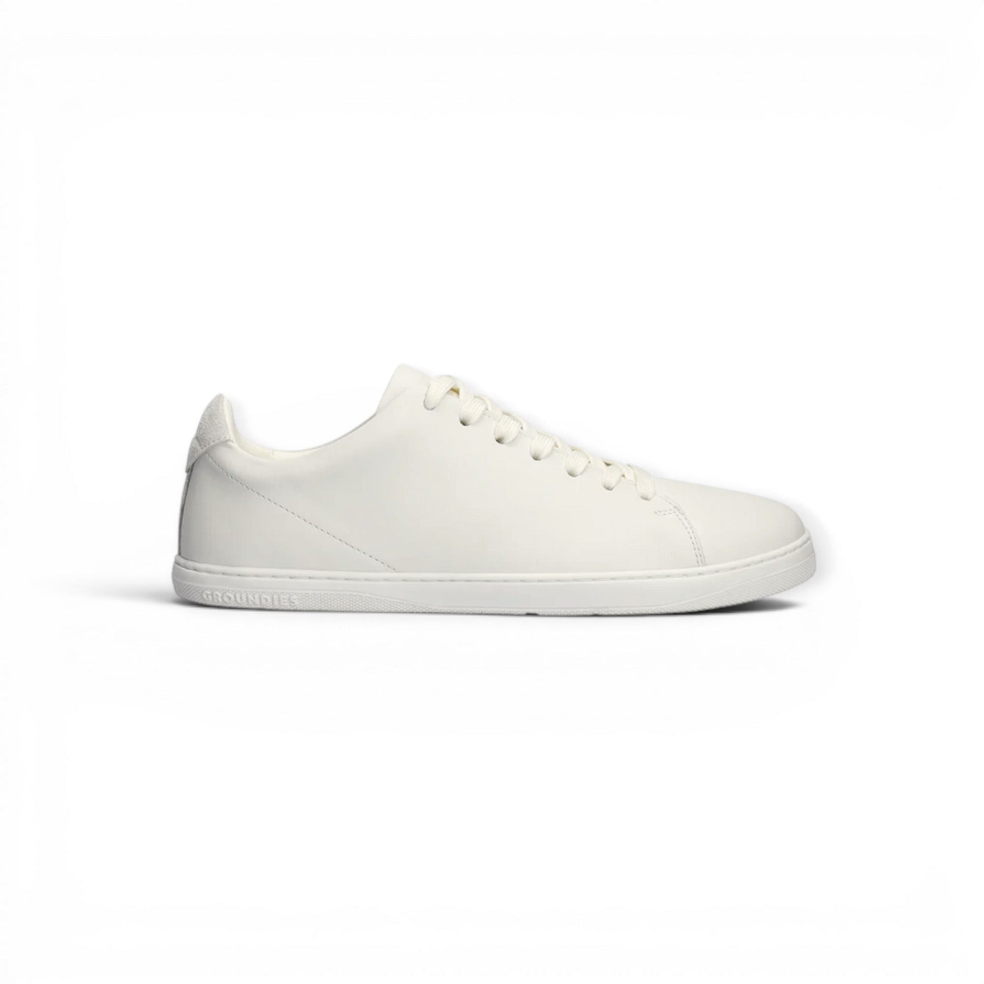 GROUNDIES Zero (Nappaleder, Zero Drop) weiss Damen Sneaker