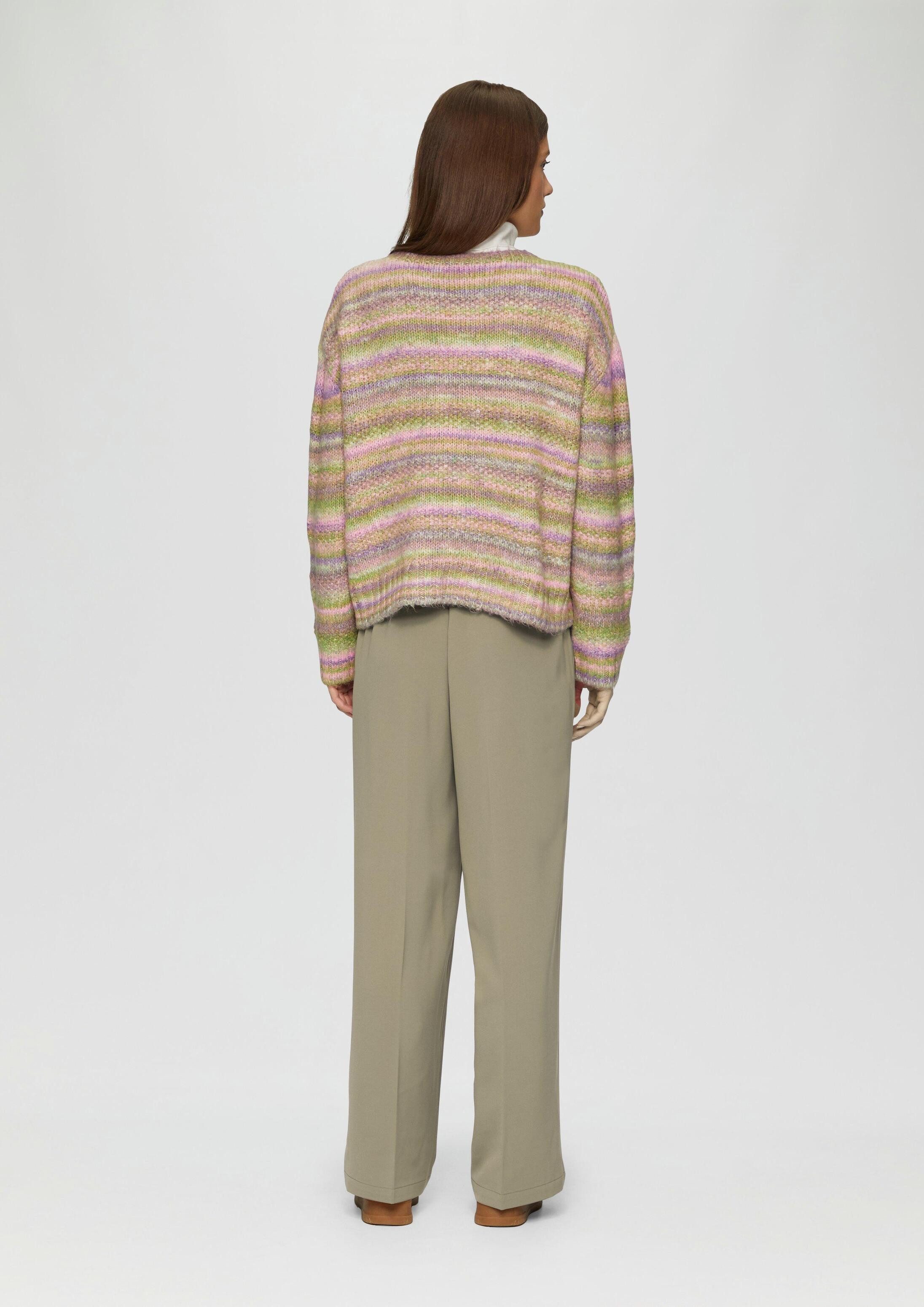 s.Oliver Chinos Hose Wide-Leg-Hose mit elastischem Bund