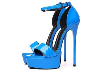 Giaro Galana 1002 Blue Shiny Sandalette