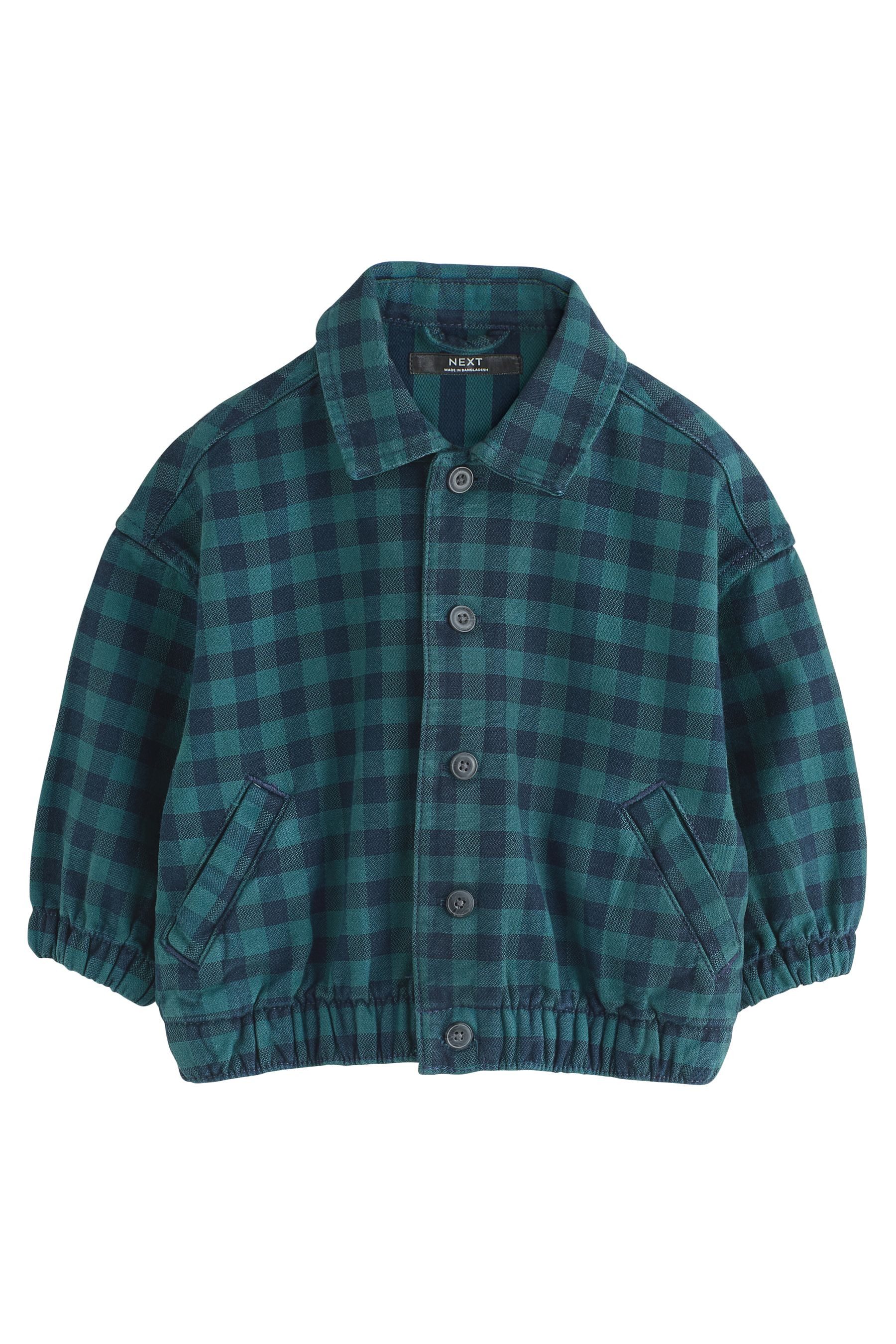 Next Outdoorhemd Hemdjacke mit Vichykaromuster aus Baumwolltwill (1-tlg)