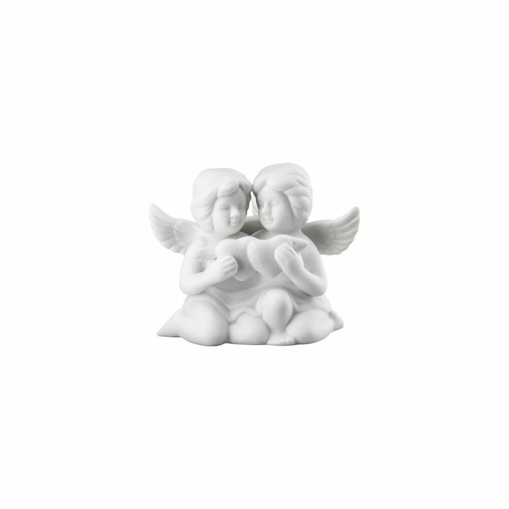 Rosenthal Dekofigur Engelpaar mit Herz, 5 cm
