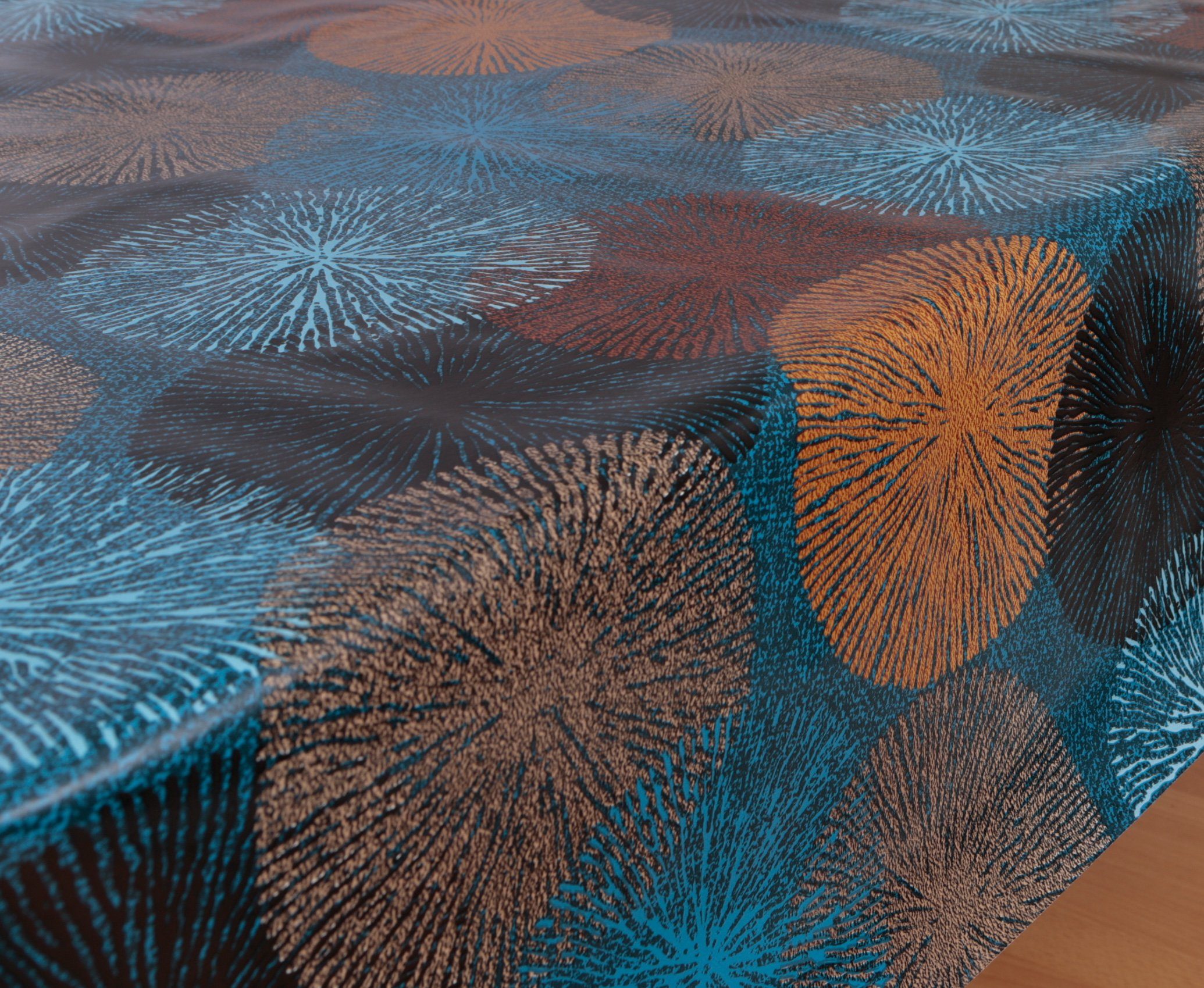 Beautex Tischdecke Wachstuchtischdecke, Feuerwerk bunt, abwischbar Wachstuc günstig online kaufen